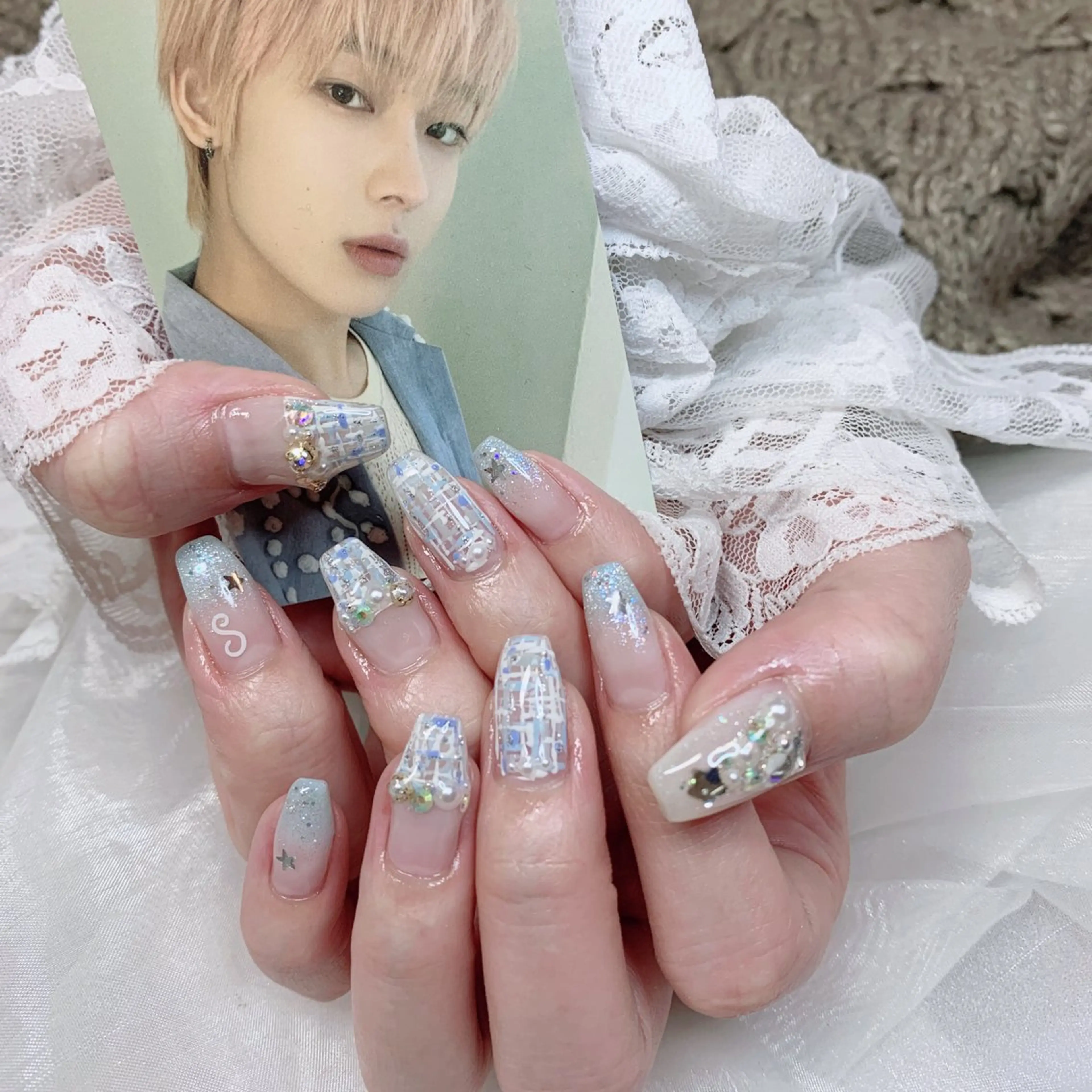 ネイル ハンドネイル La neige* yuki 🥯🍑のネイルデザイン