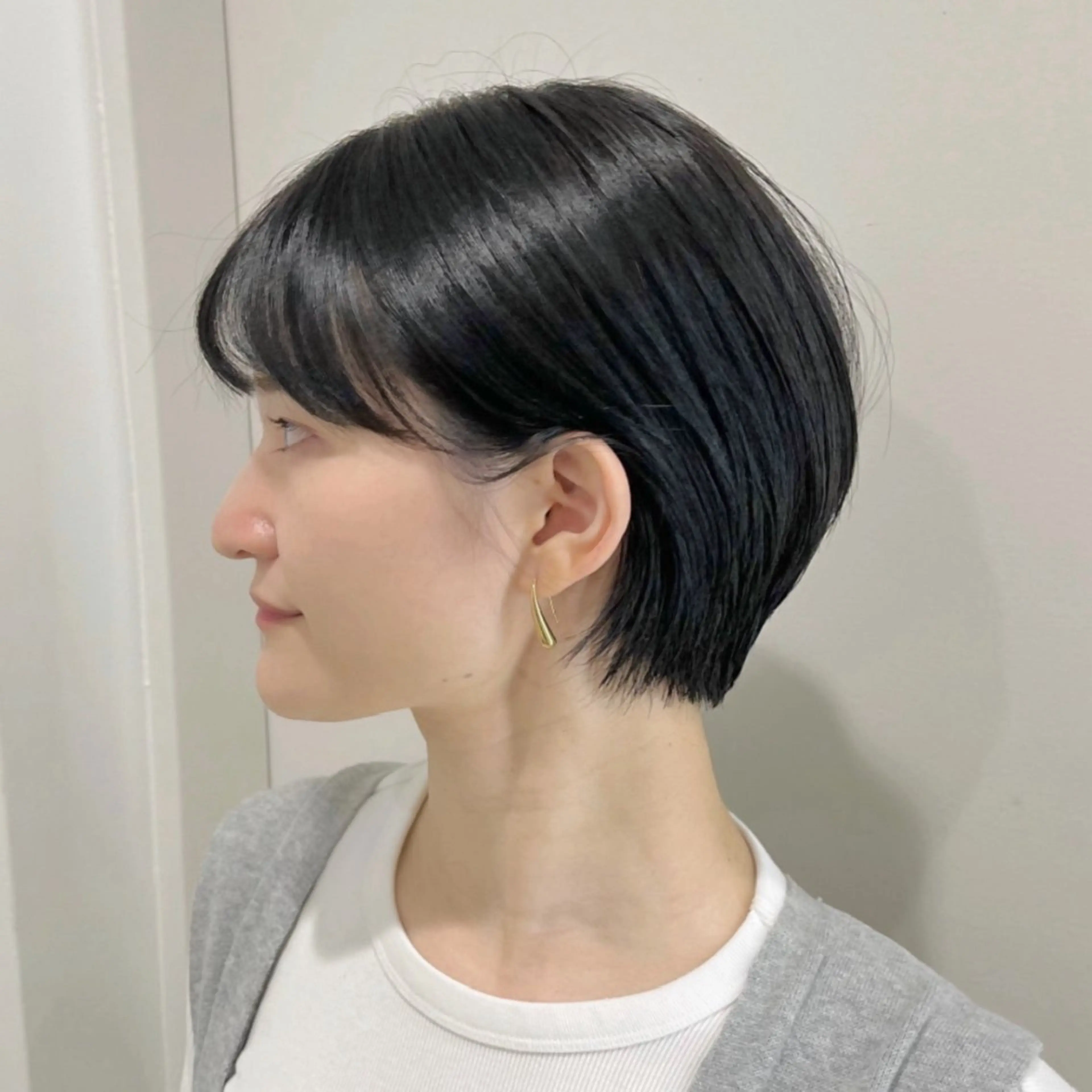 ショート 縮毛矯正/ハイトーン /パーマ/前原汐🎐のヘアスタイル