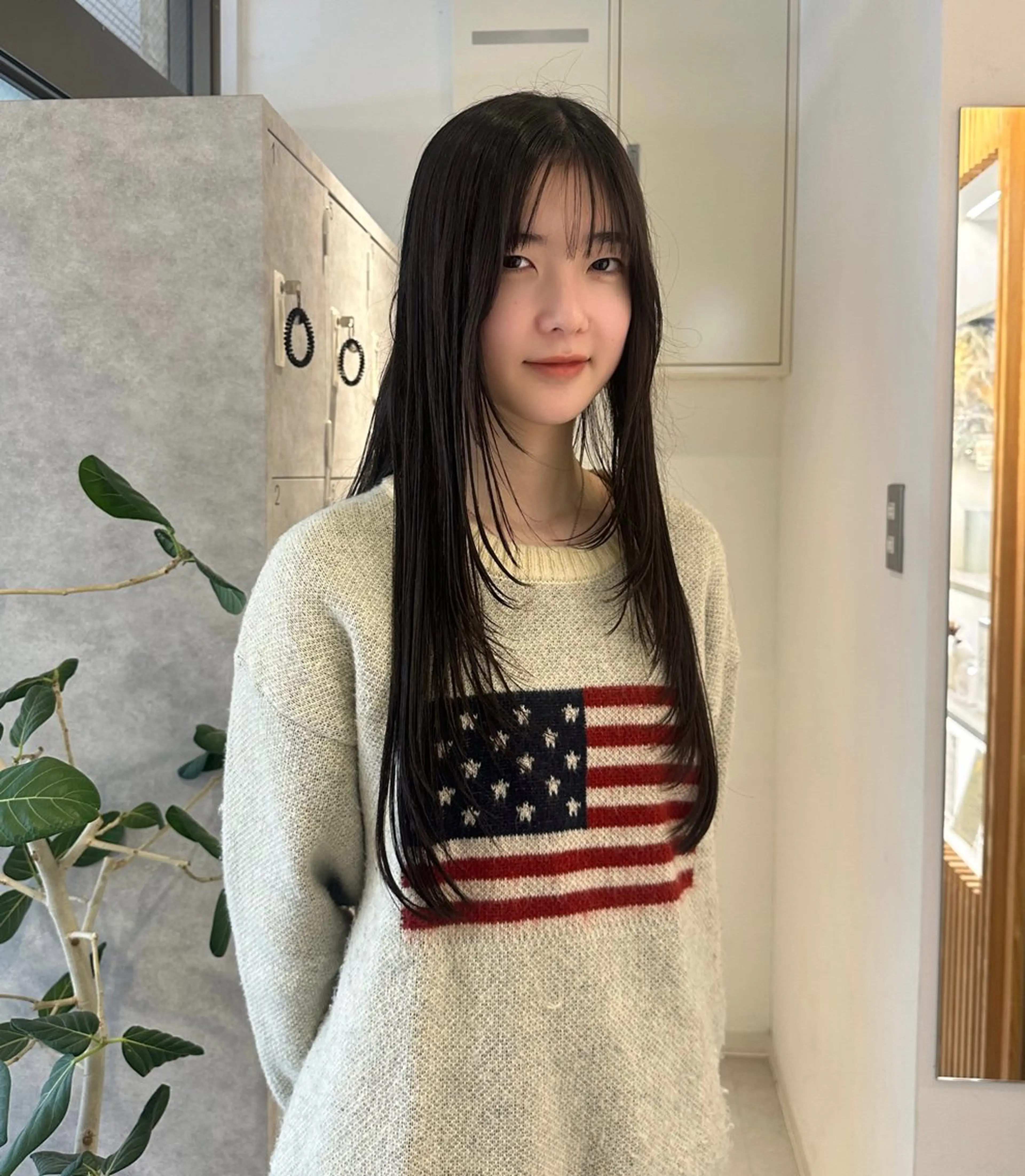 ロング カット 韓国ヘア/レイヤー/ sara 🎀のヘアスタイル