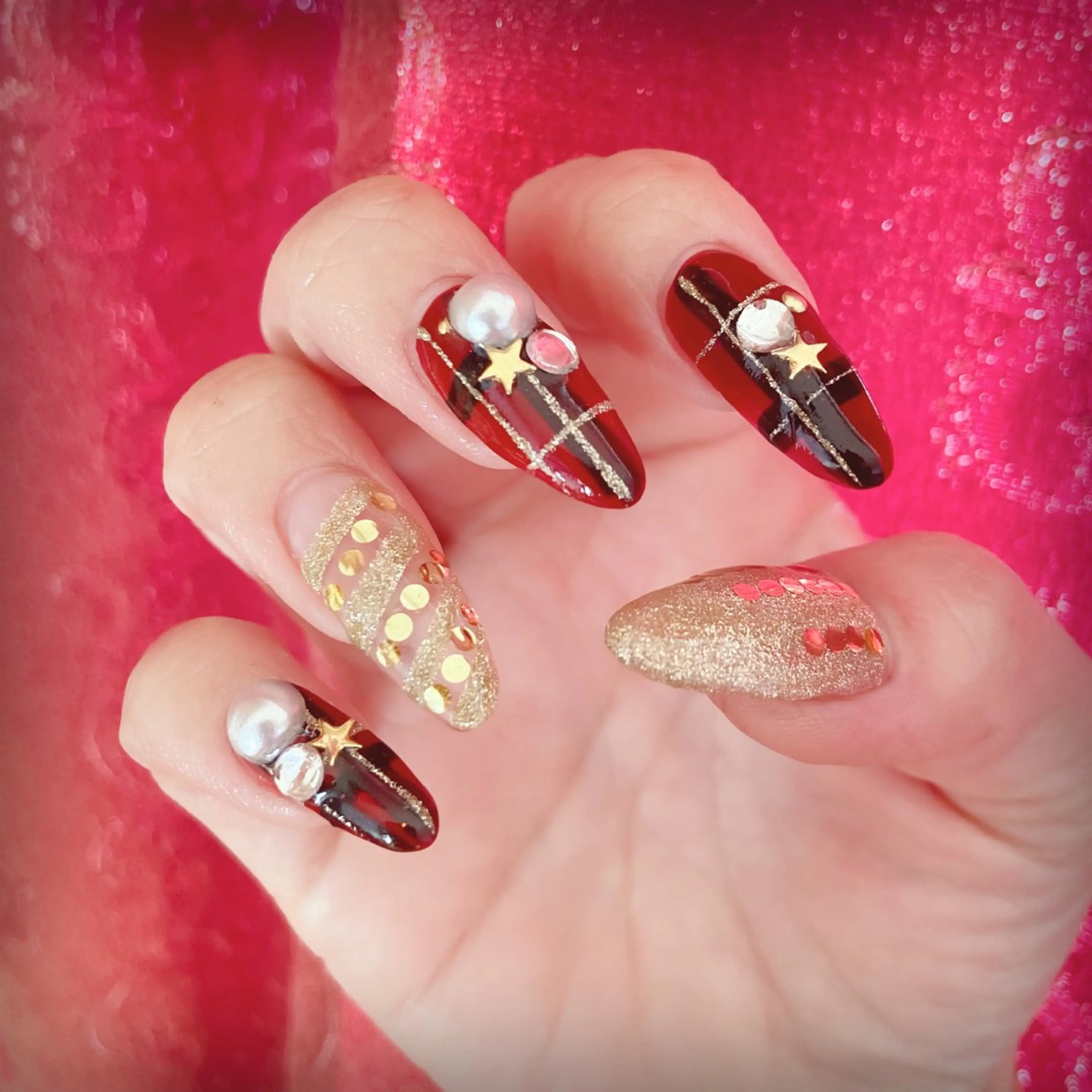 ネイル ハンドネイル 柘植 祐子のネイルデザイン