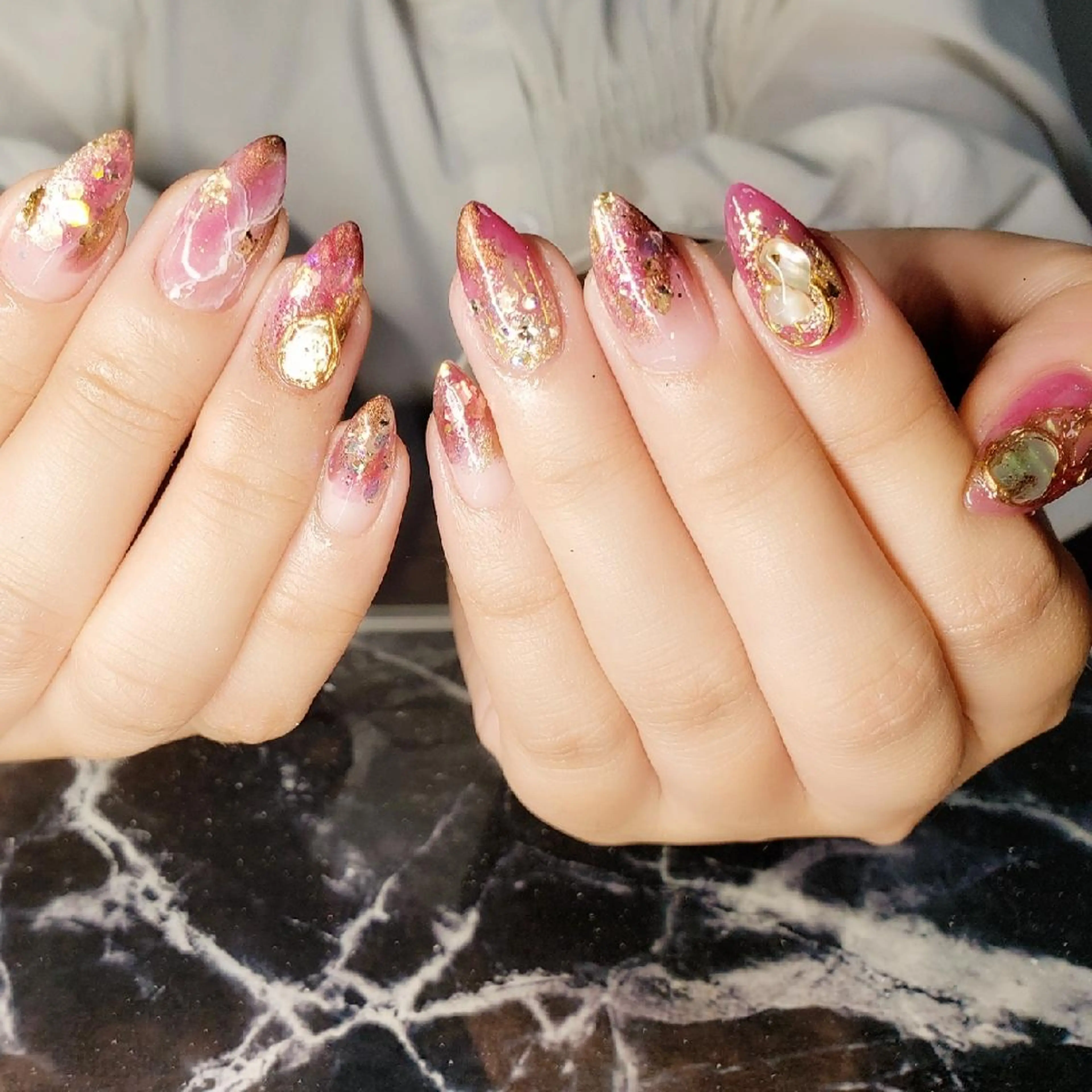 ショート ネイル クロキ 。のネイルデザイン