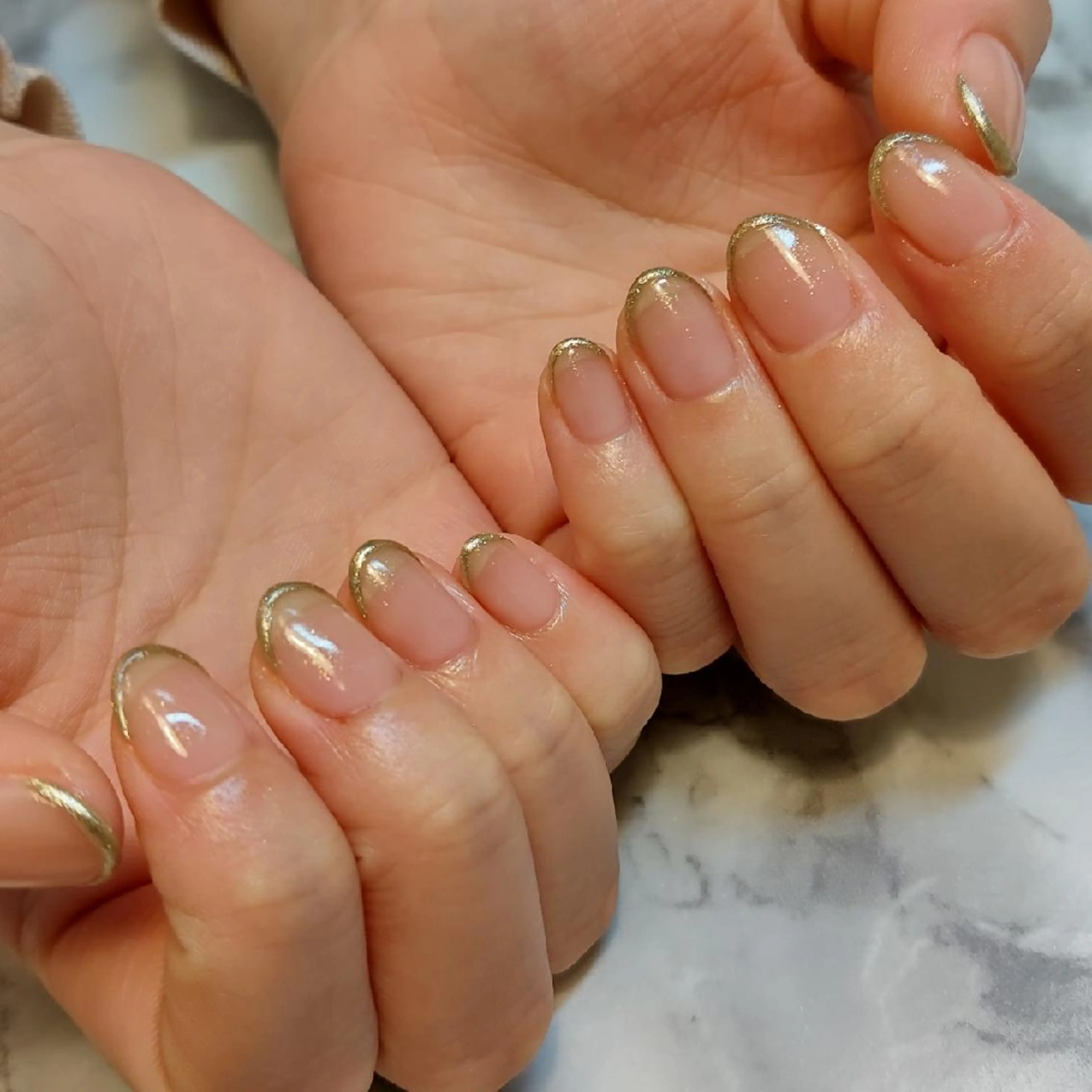 ネイル ミラーネイル ジェヌインネイル 河内のネイルデザイン