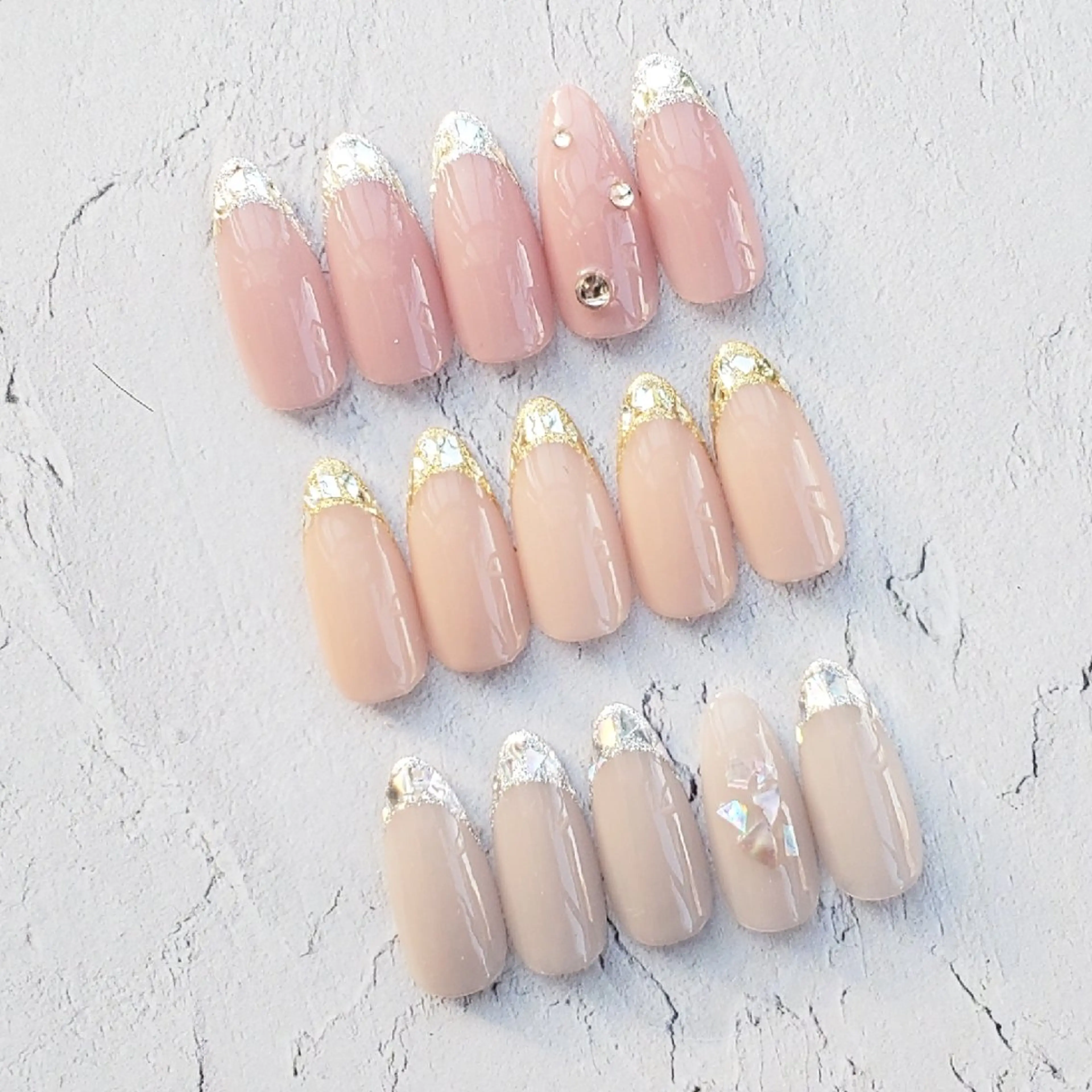 【オフあり】ガラスフレンチ🌟ネイルモデル募集の写真