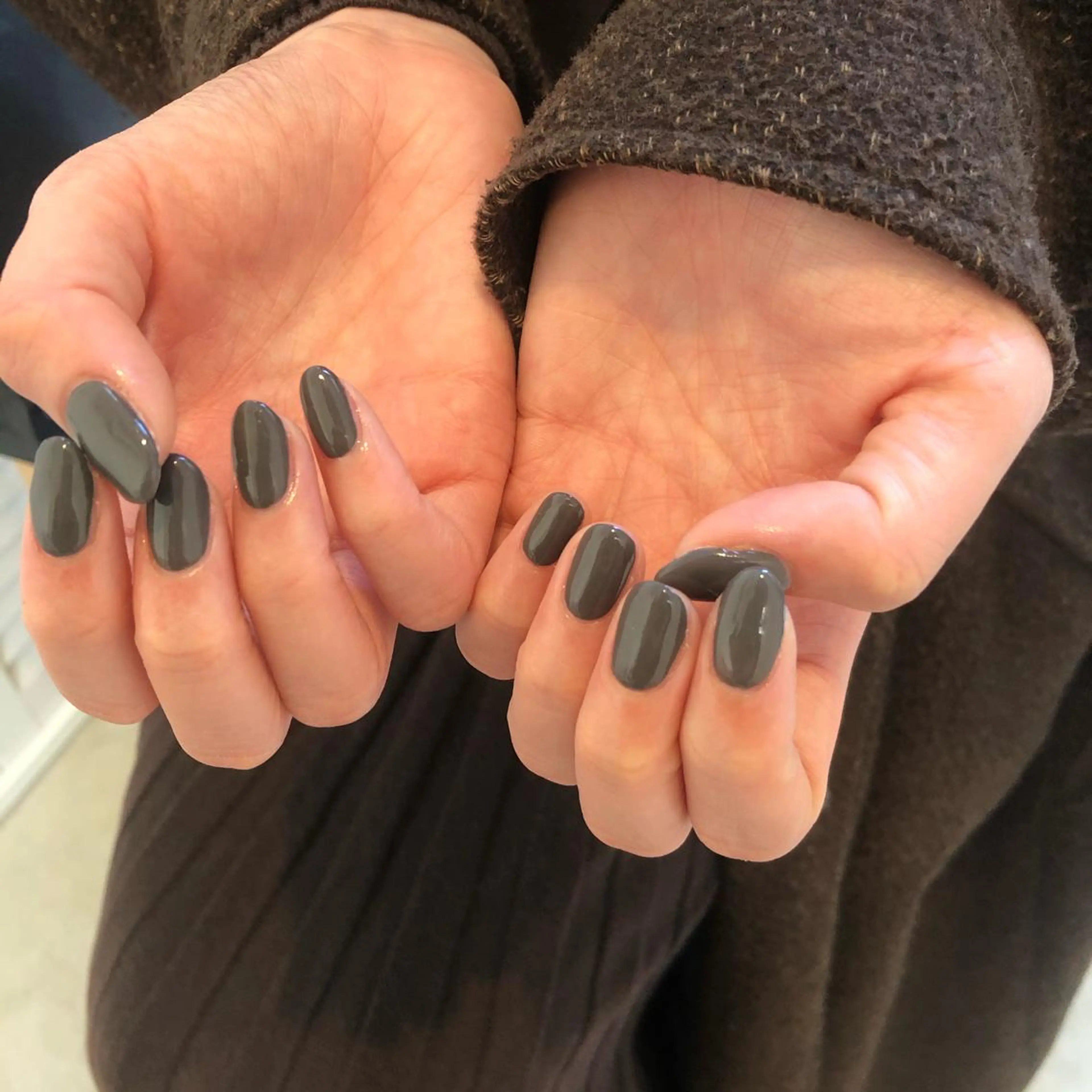 ネイル ワンカラーネイル ハンドネイル yu-il 国分寺ネイルサロンのネイルデザイン