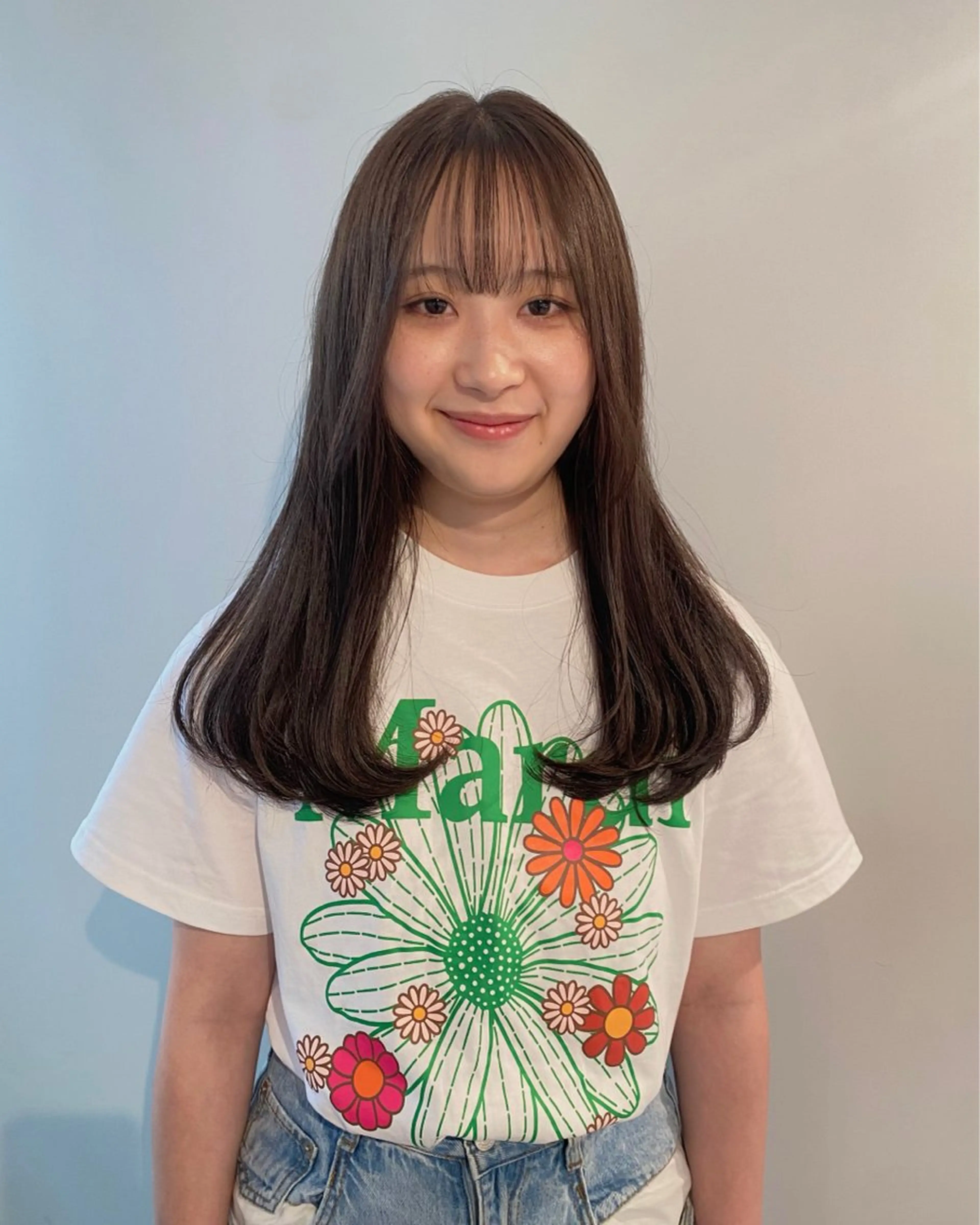 セミロング knock所属・knock　國友 華乃のヘアスタイル