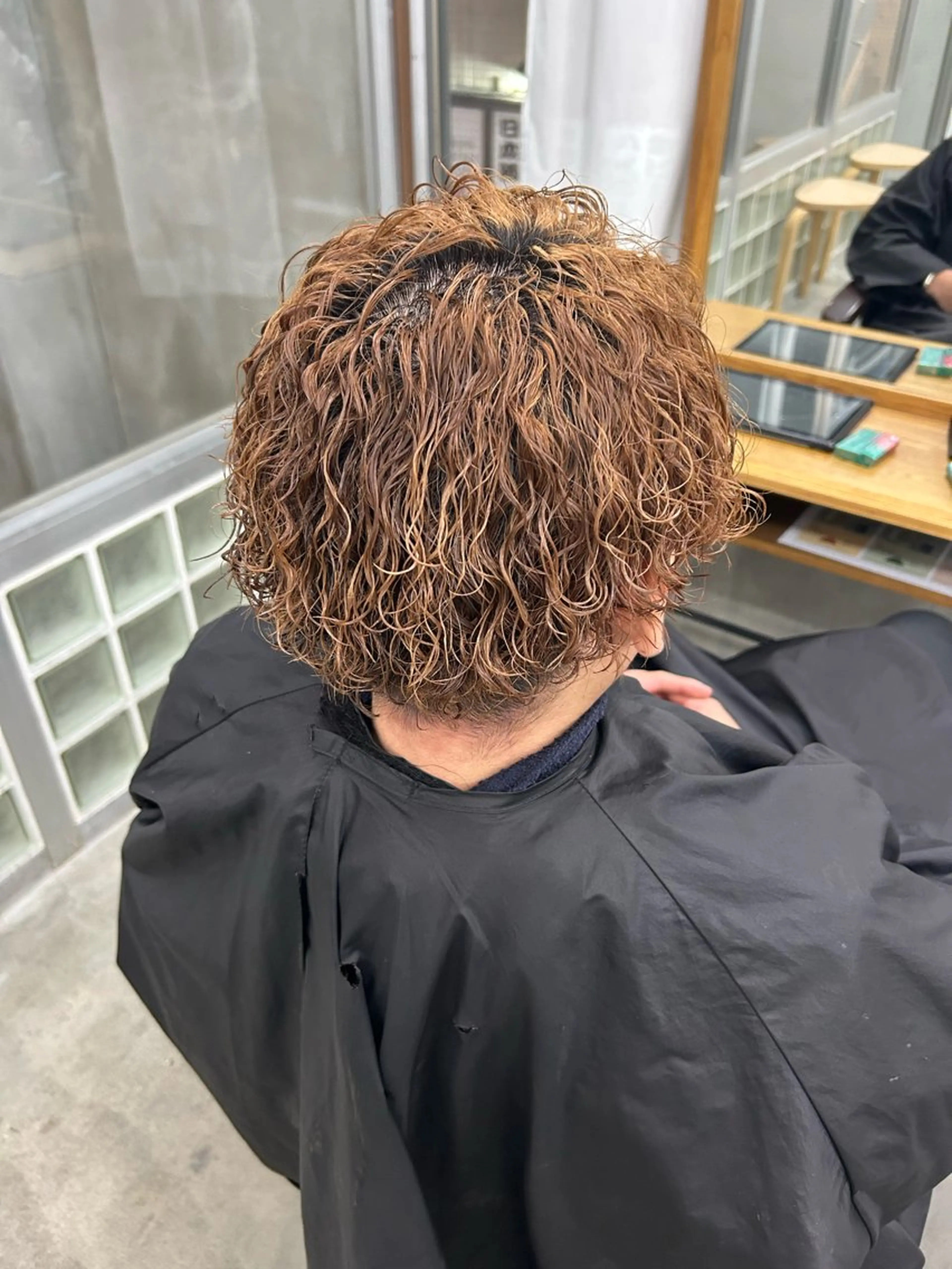 🤓【似合わせメンズパーマ＋カット】✂️🏀眉カット付🏈の写真