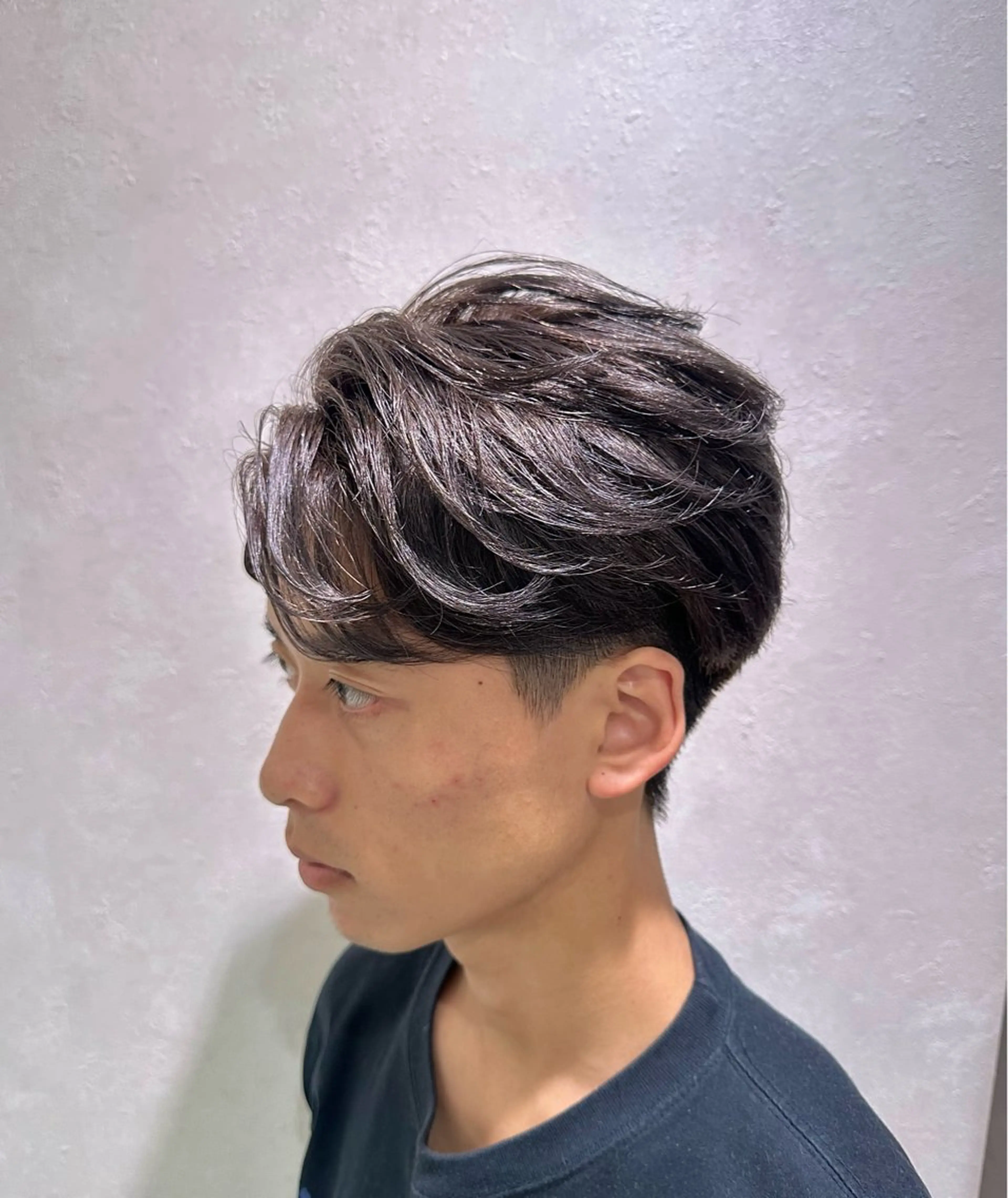 カラー キッズ ブリーチ 透明感カラー グレージュ カット ヘアカラー ユージ ✂︎ メンズカット＆パーマのヘアスタイル