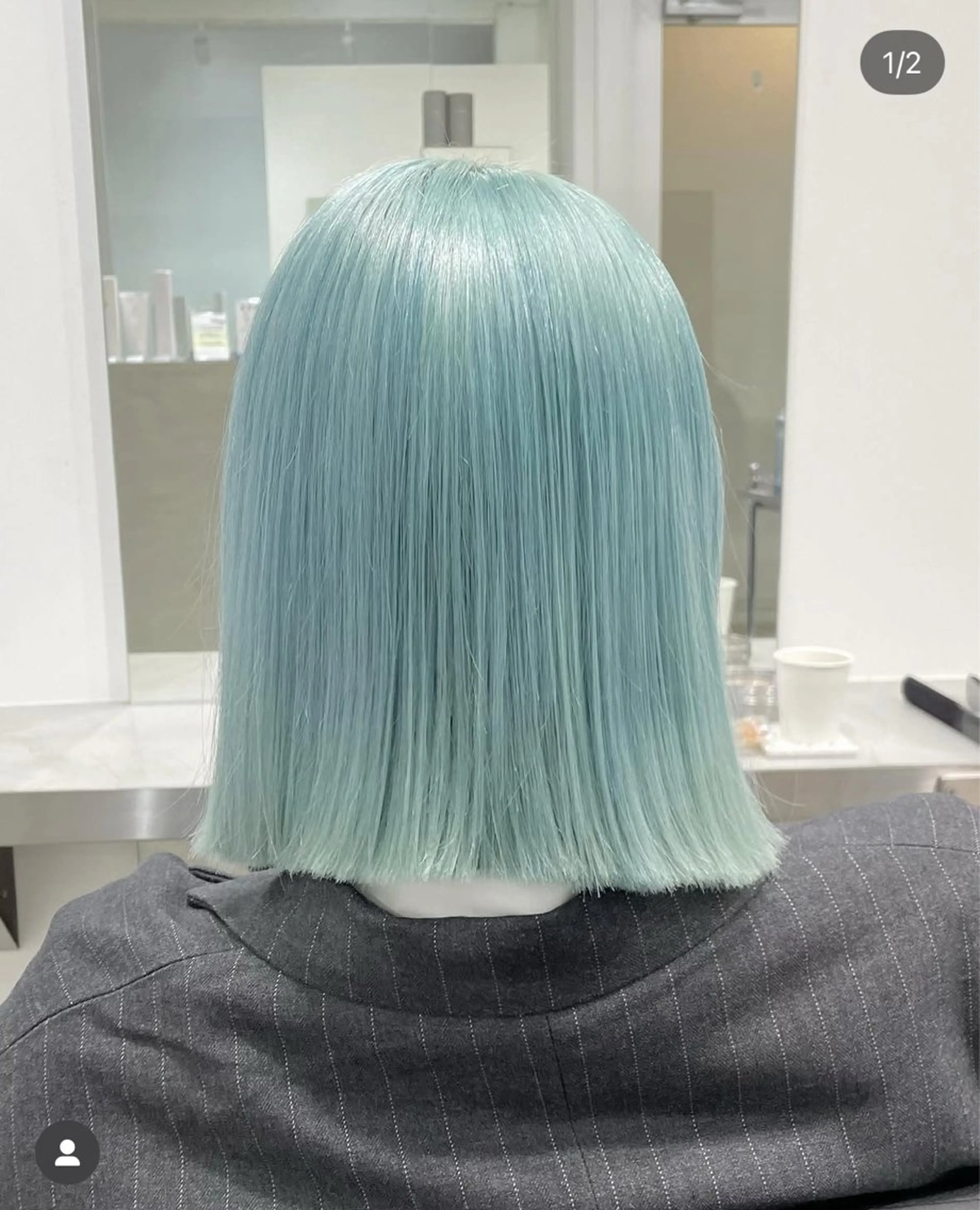 ホワイトカラー‼️トリプルカラー（ケアブリーチ2回➕カラー）2stepトリートメント付き‼️全メニュー50%offの写真