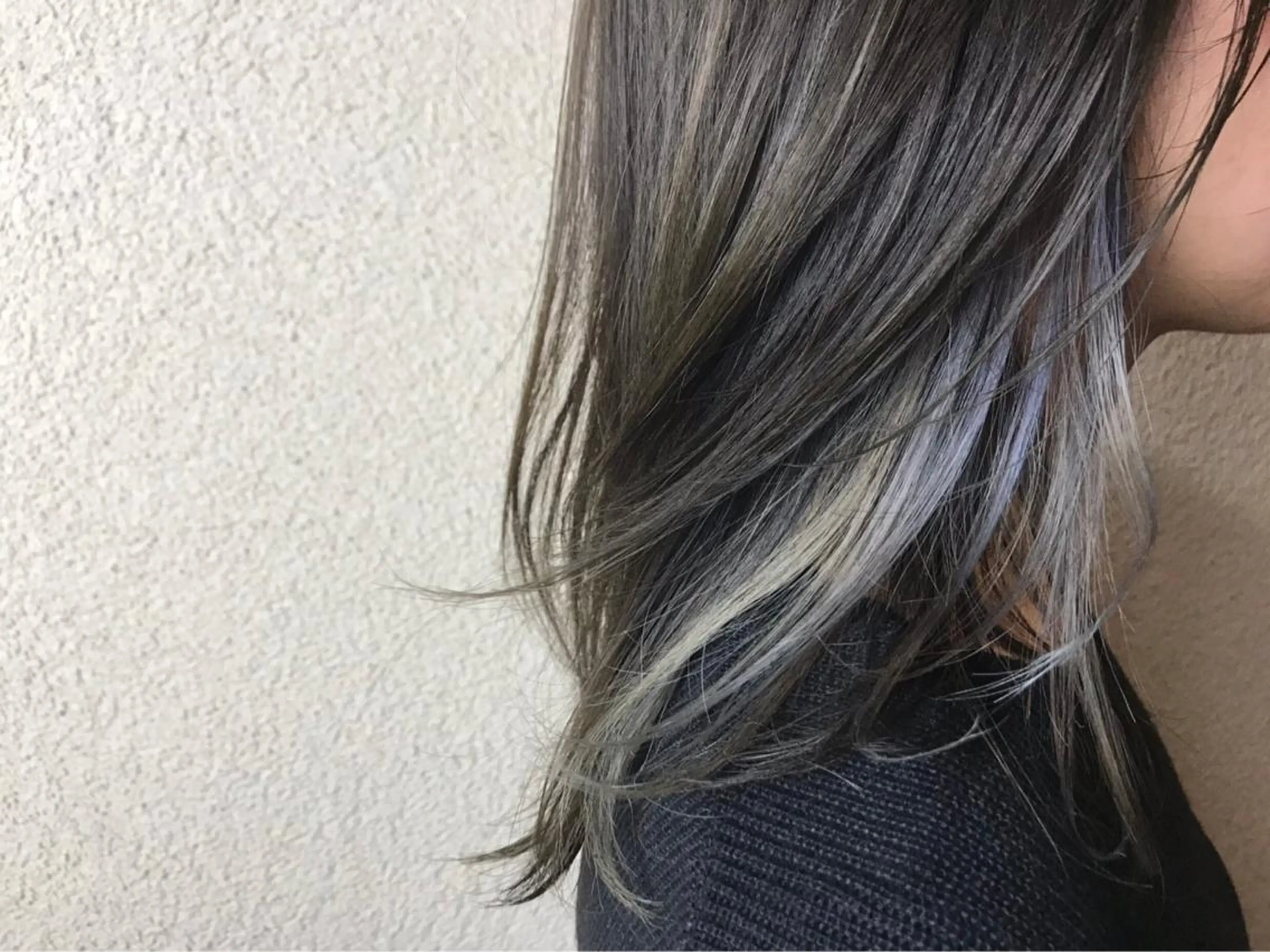 ミディアム カラー カット ヘアカラー トリートメント 菅村 勇亮のヘアスタイル