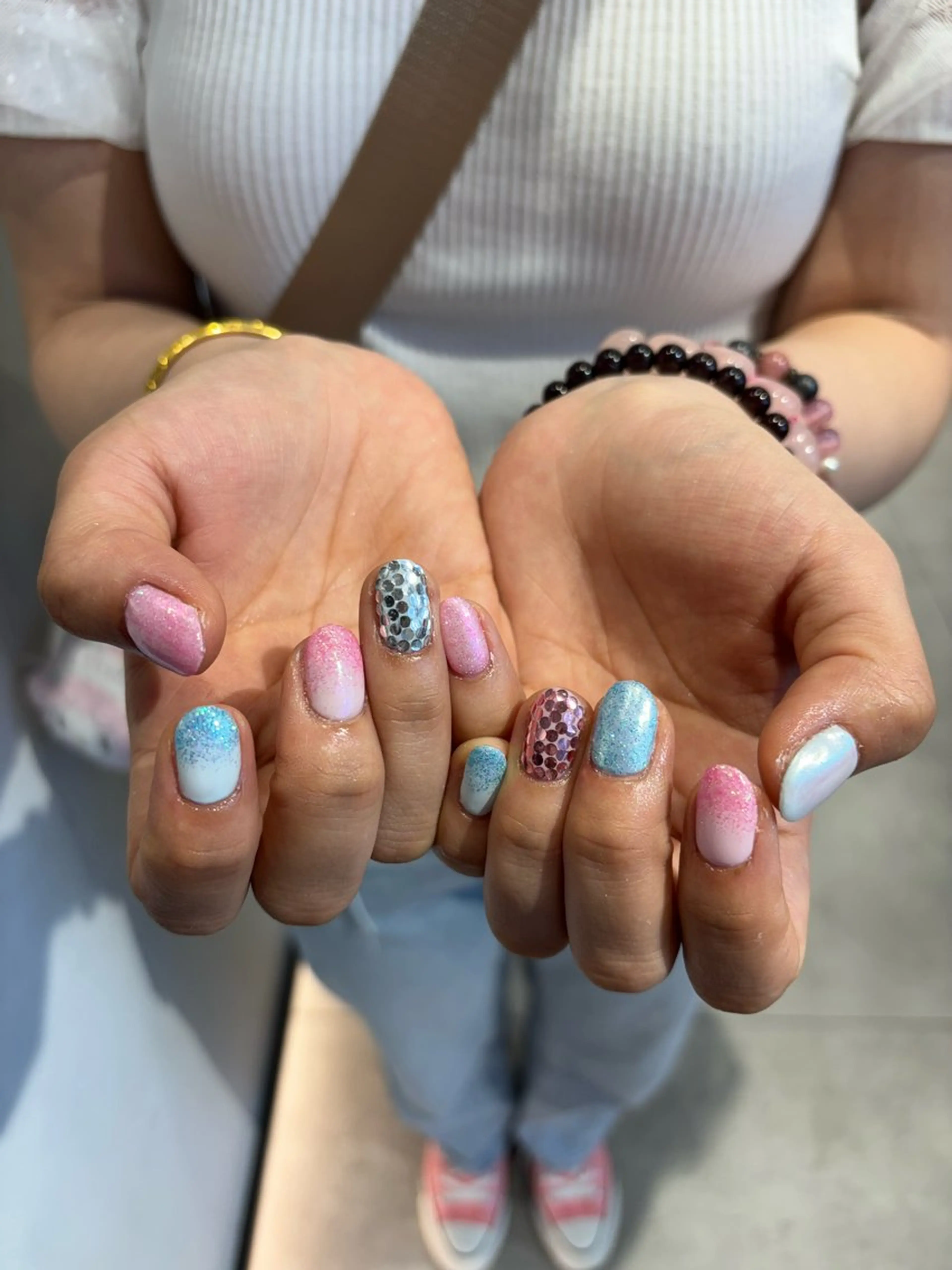 ネイル ハンドネイル ハイトーン/レイヤー nail 百咲💌のヘアスタイル