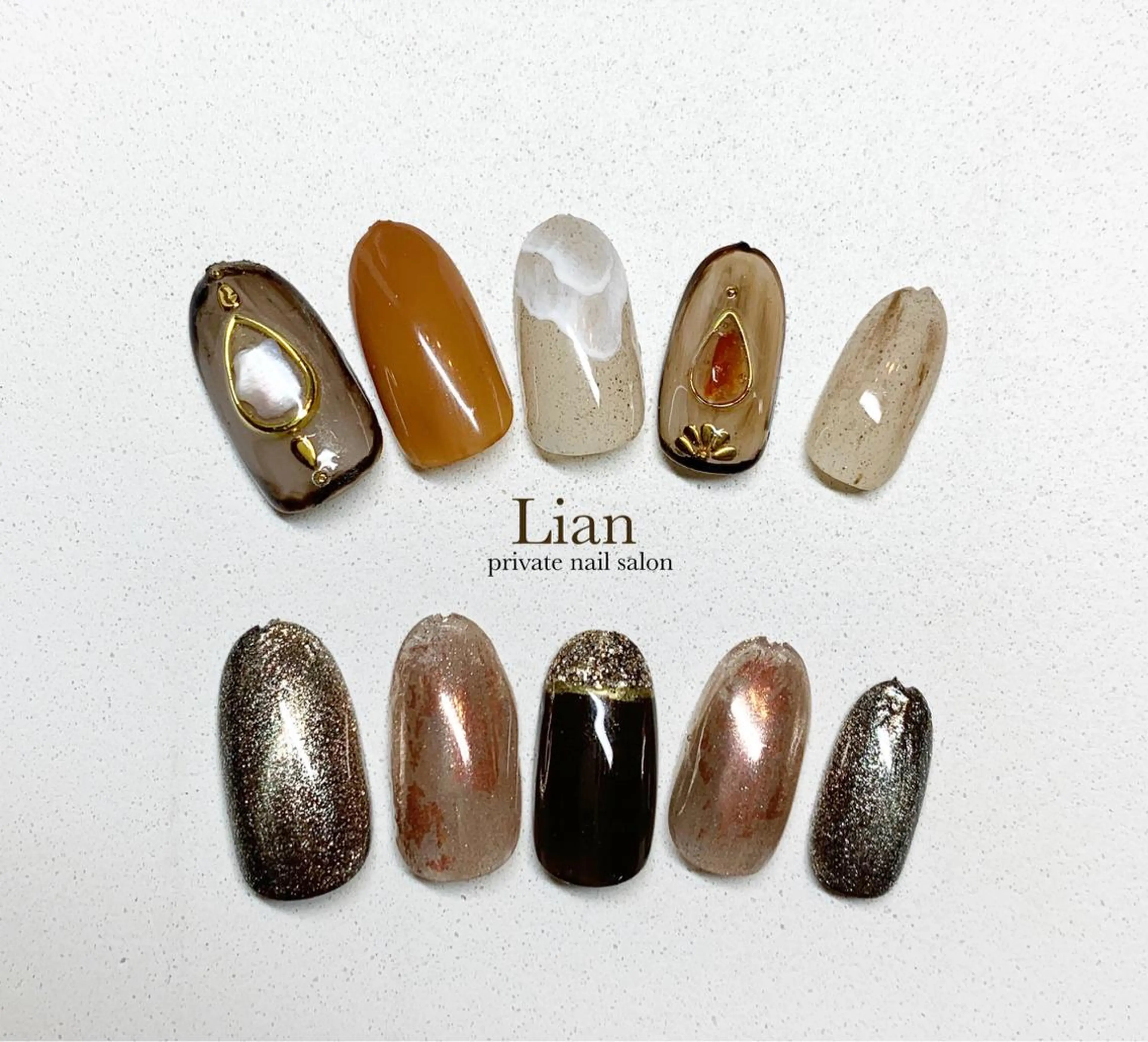 ネイル ニュアンスネイル ホワイト nailsalon Lenoaのネイルデザイン