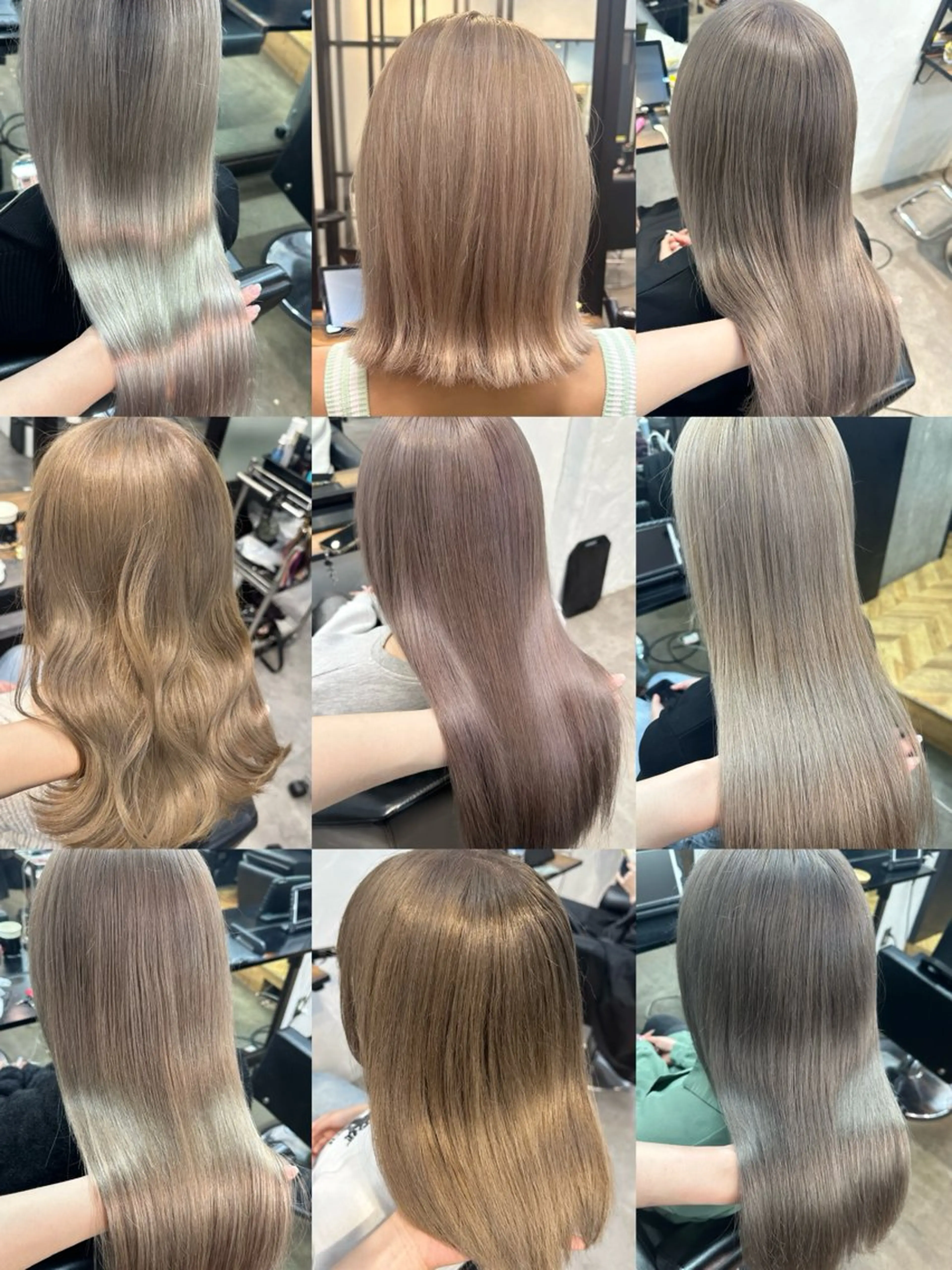 セミロング カラー ヘアカラー トリートメント 🫧シールエクステ/ 艶カラー🫧アサミ️のヘアスタイル