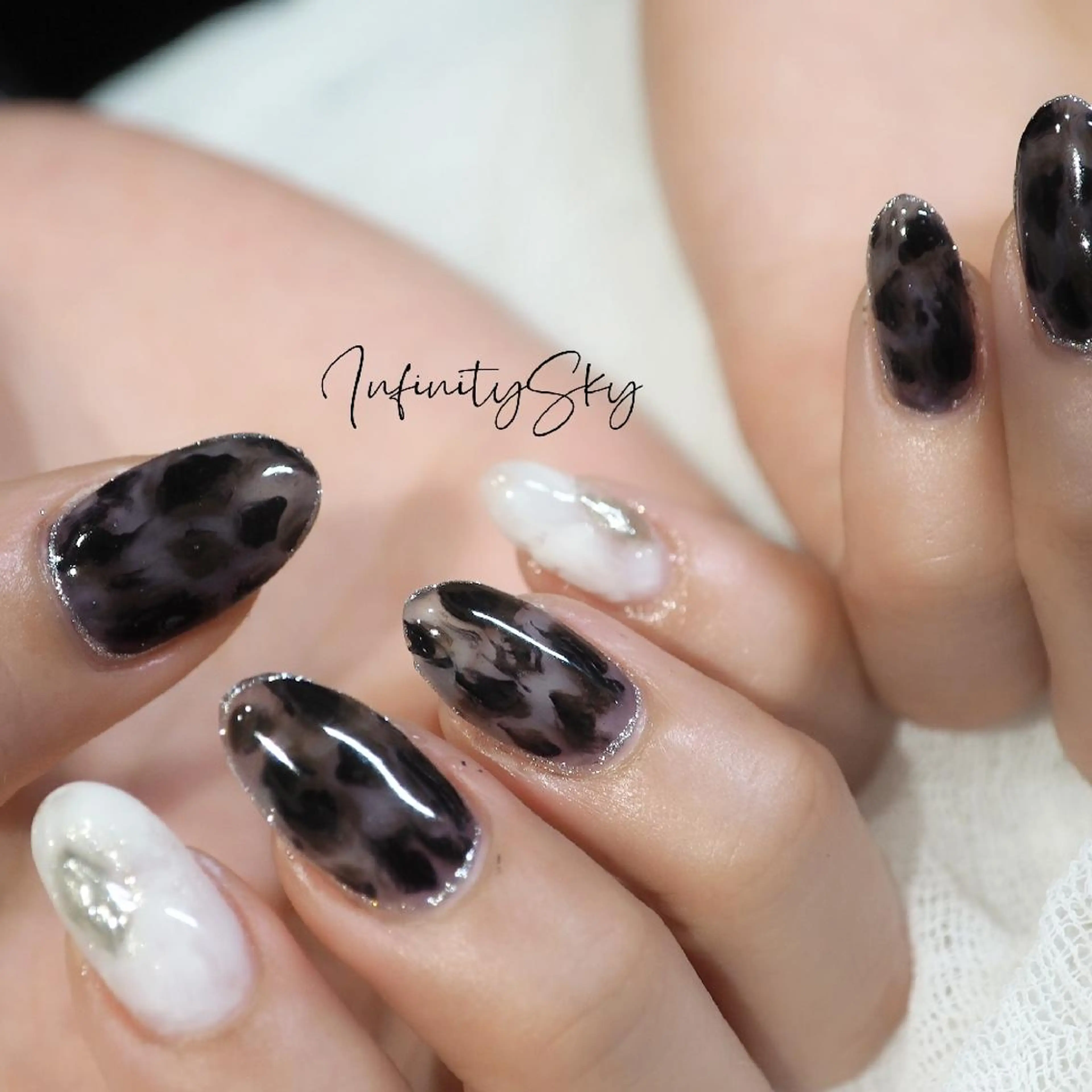 ネイル infinity skyのネイルデザイン