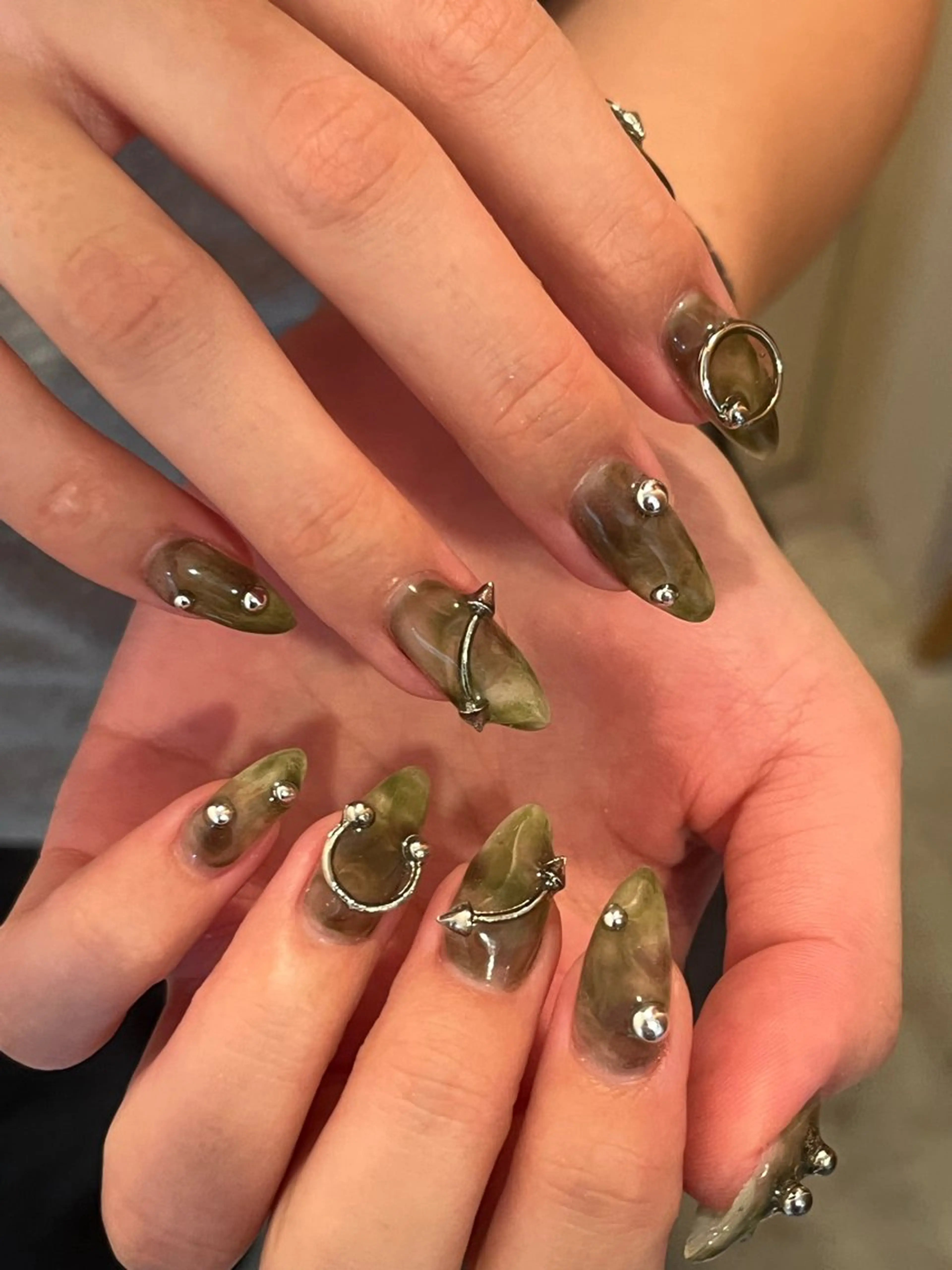 ネイル 文 /個性派ネイルのネイルデザイン