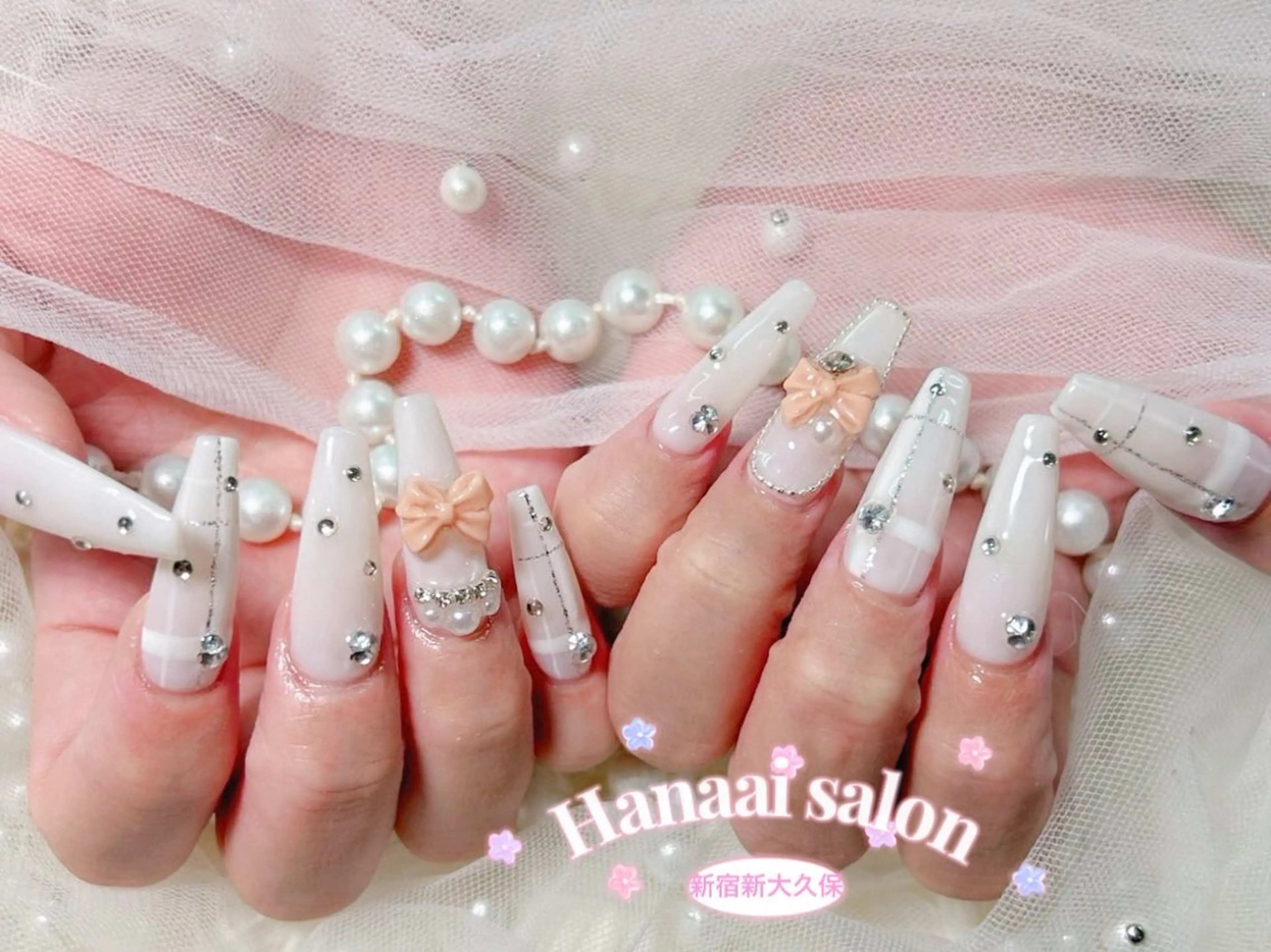 ネイル Hanaai 新大久保店　あすかのネイルデザイン