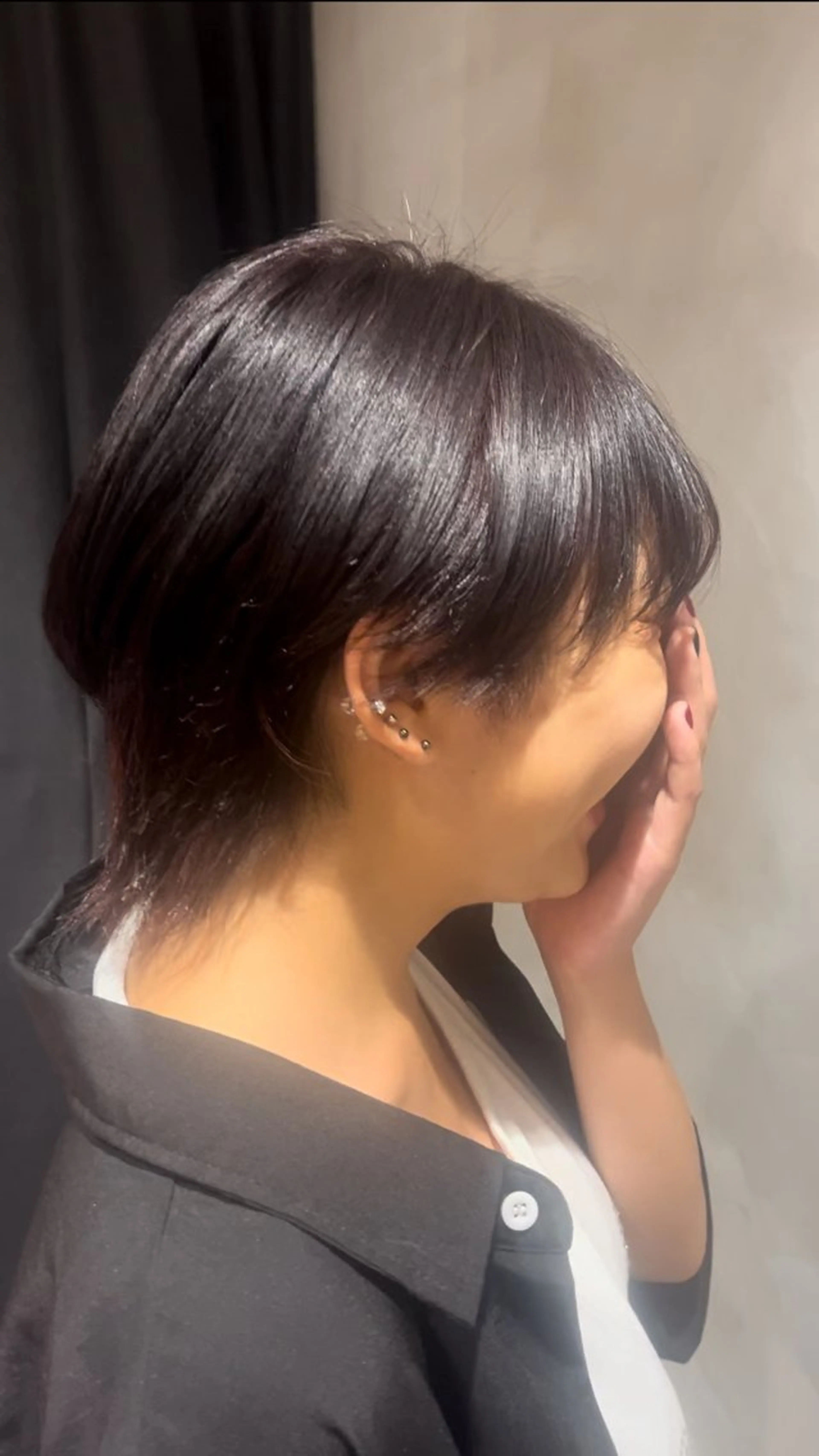 ショート ショートヘア 岩品 和花のヘアスタイル