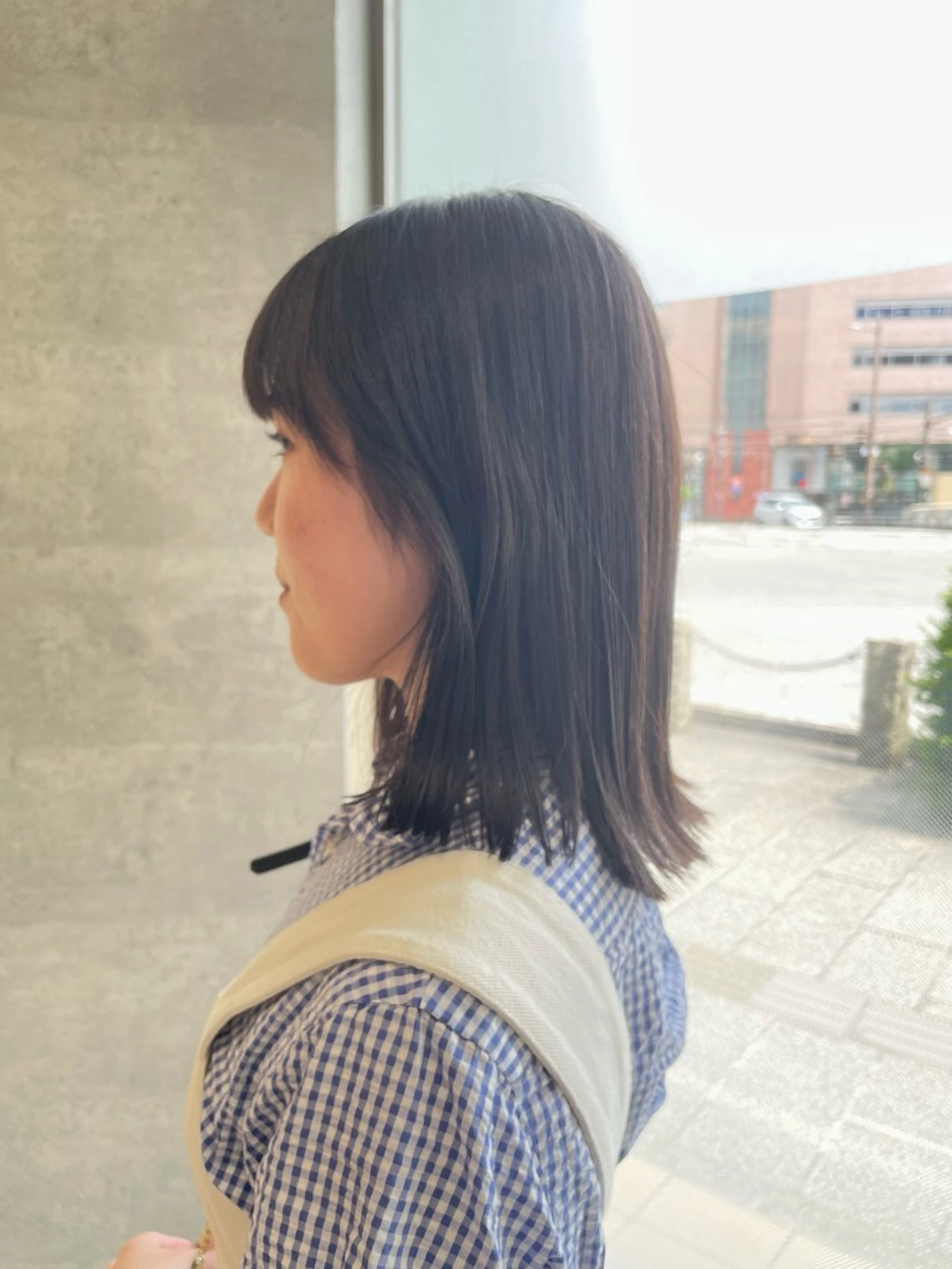 ミディアム 迫 京都のヘアスタイル