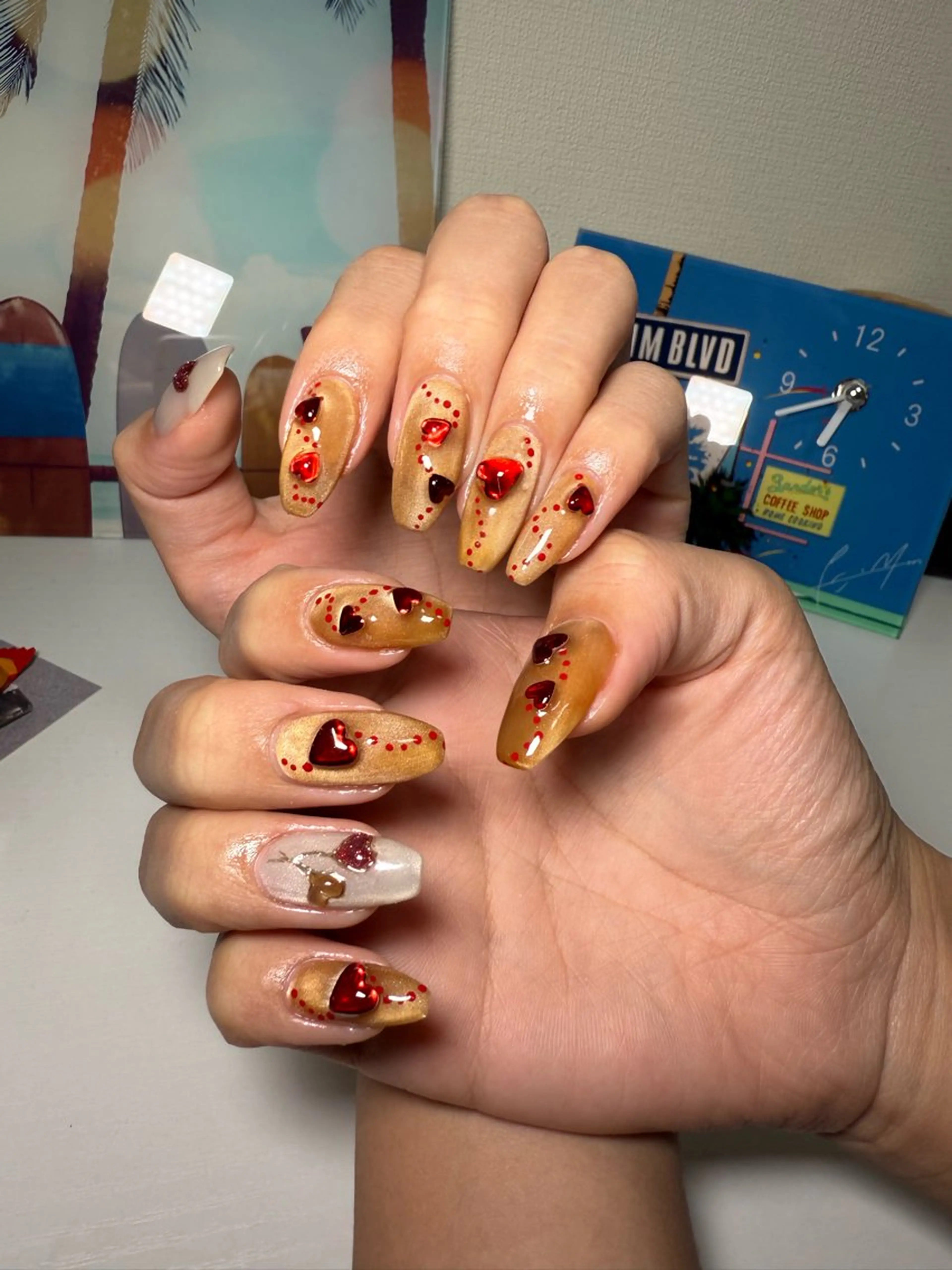 ネイル バレンタイン koko nailのネイルデザイン