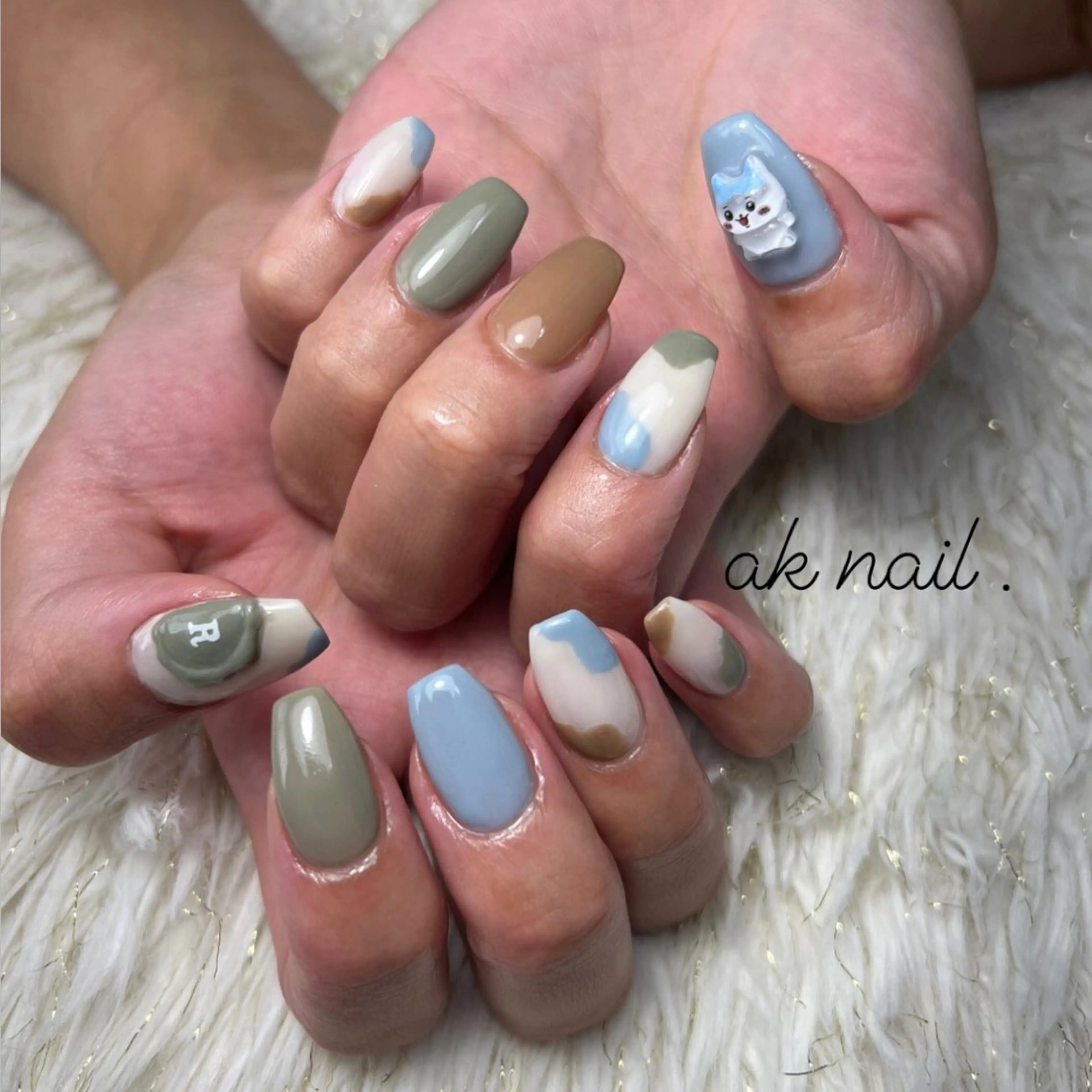 ネイル ハンドネイル ak nail .のネイルデザイン
