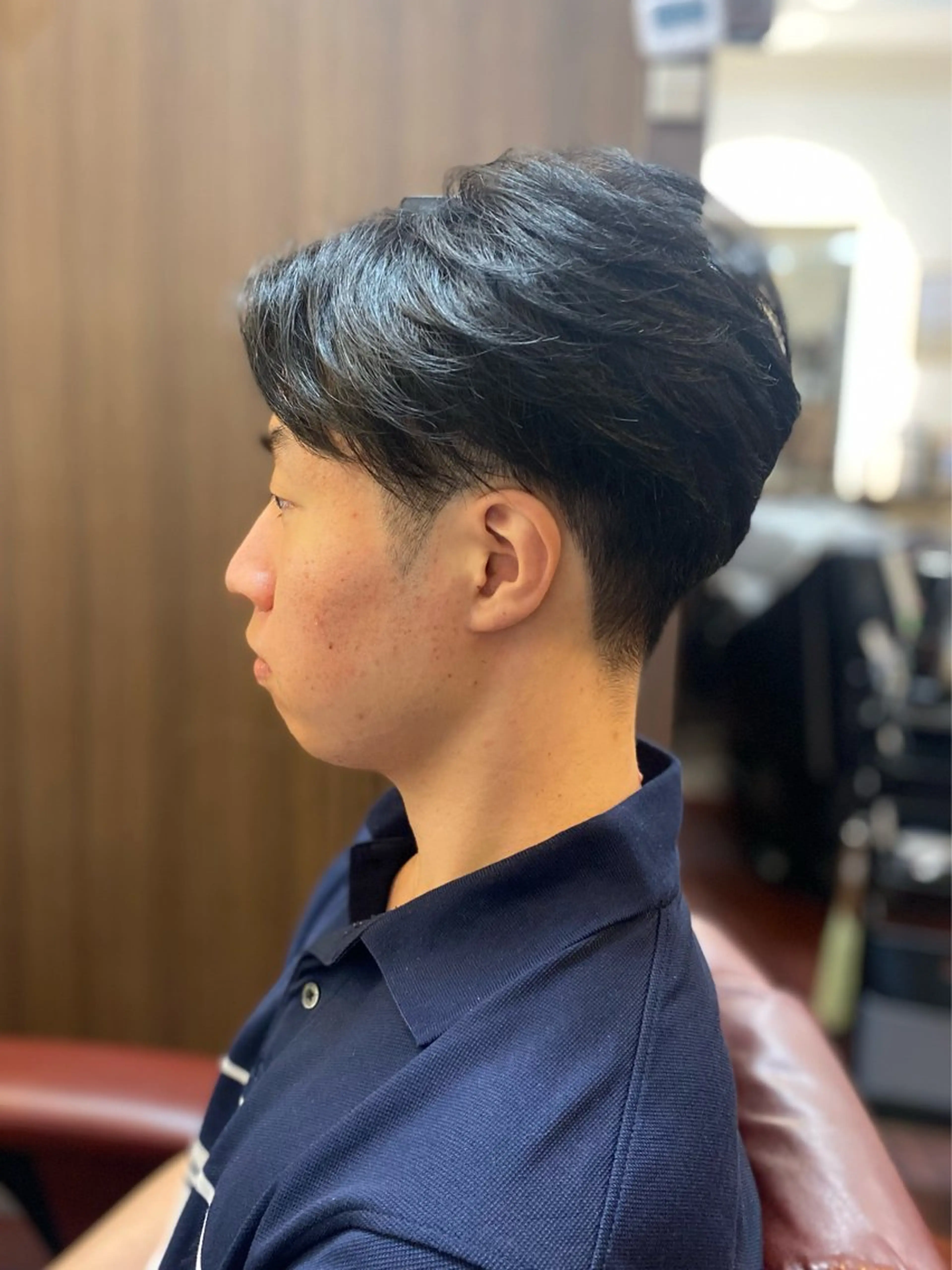 センターパート（シャンプー、セット込み）の写真