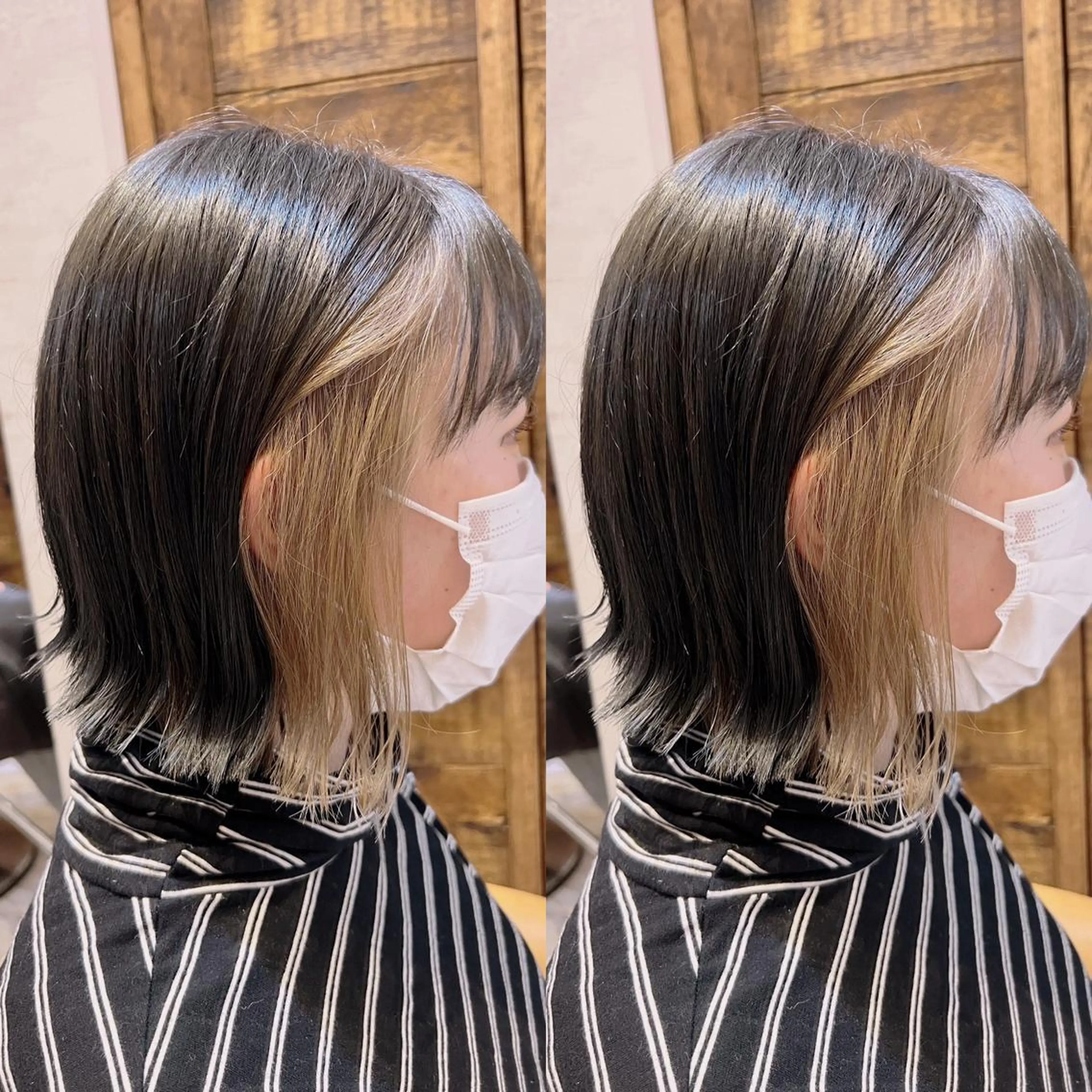 ミディアム カラー MIKU /ボブ/外ハネボブのヘアスタイル