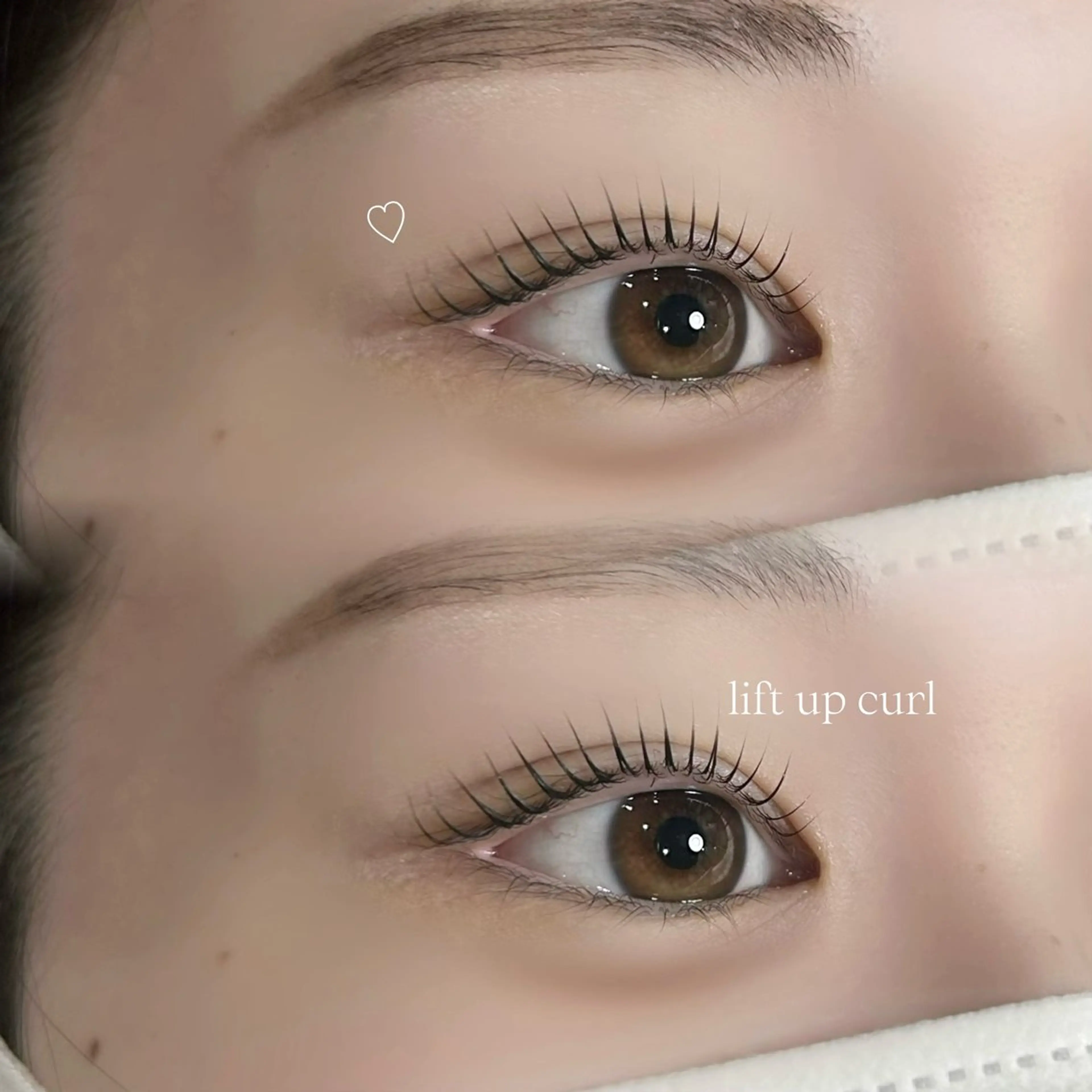 マツエク・マツパ 一重×まつ毛パーマ マツパ 飯塚 紗羽のマツエク・マツパデザイン