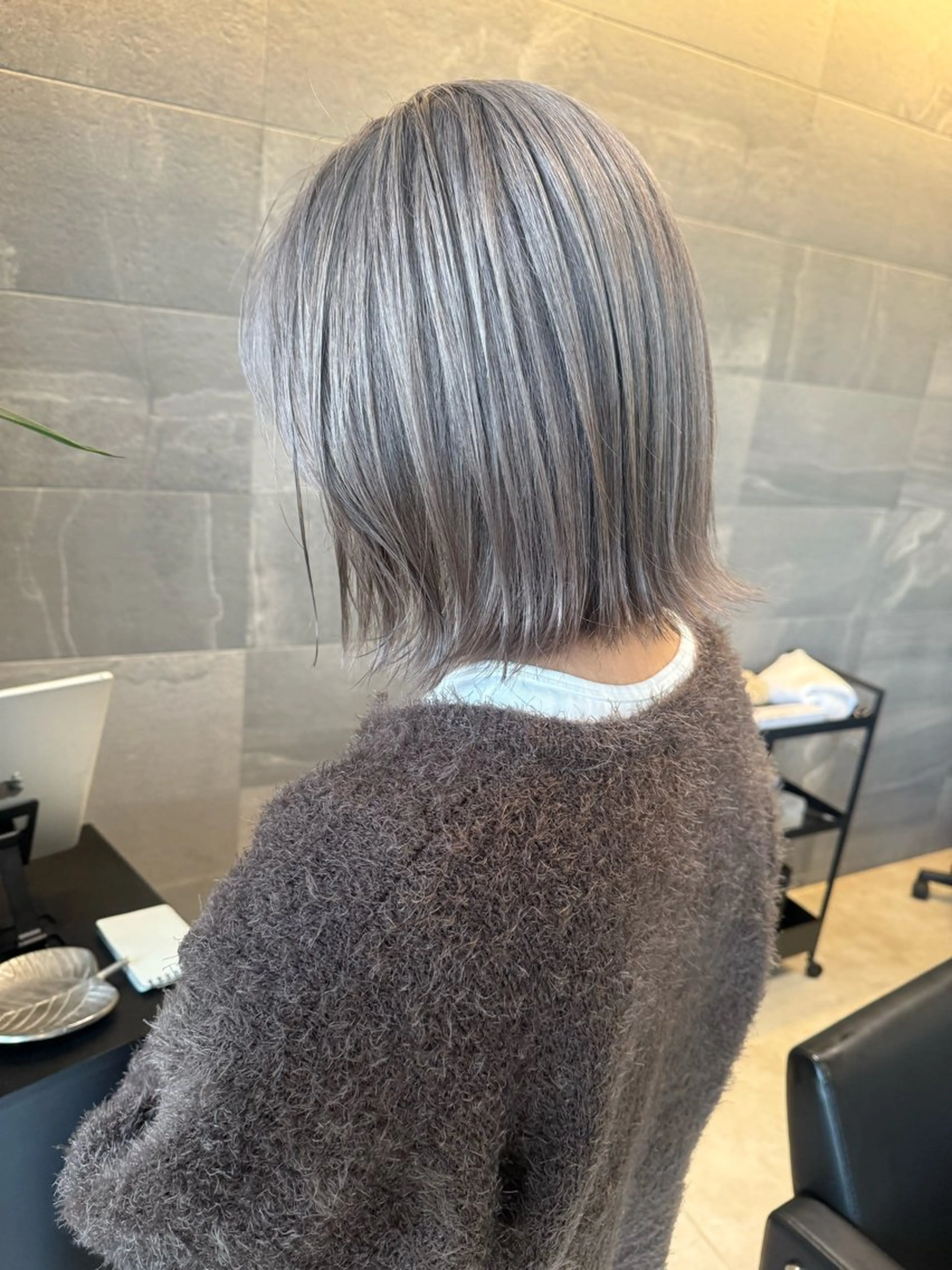 ショート カラー ヘアカラー 透明カラー/レイヤー misaki °*のヘアスタイル