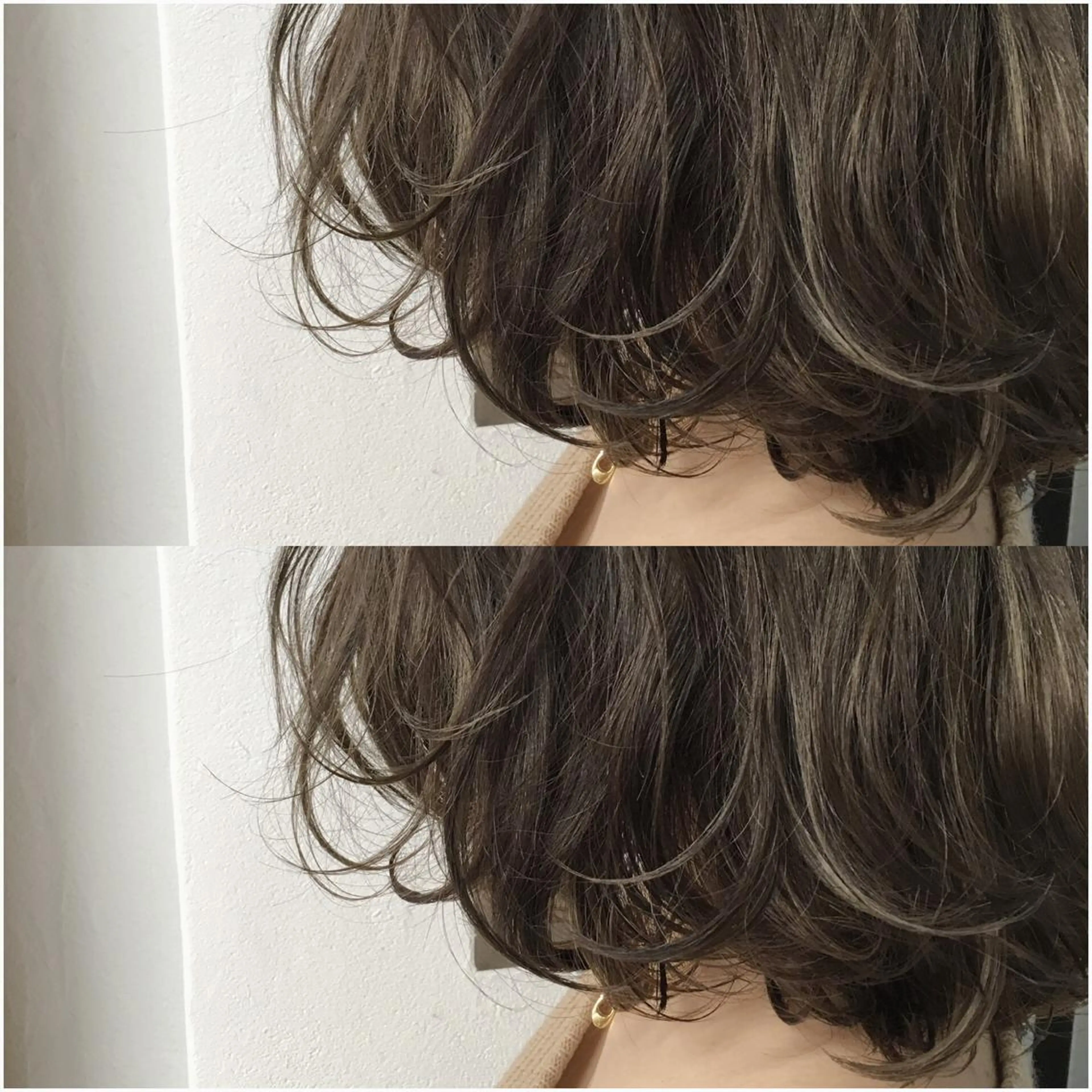 ショート カラー ベージュカラー ブリーチ 透明感カラー ハイライトカラー ボブ circus by KENJE 町田店のヘアスタイル