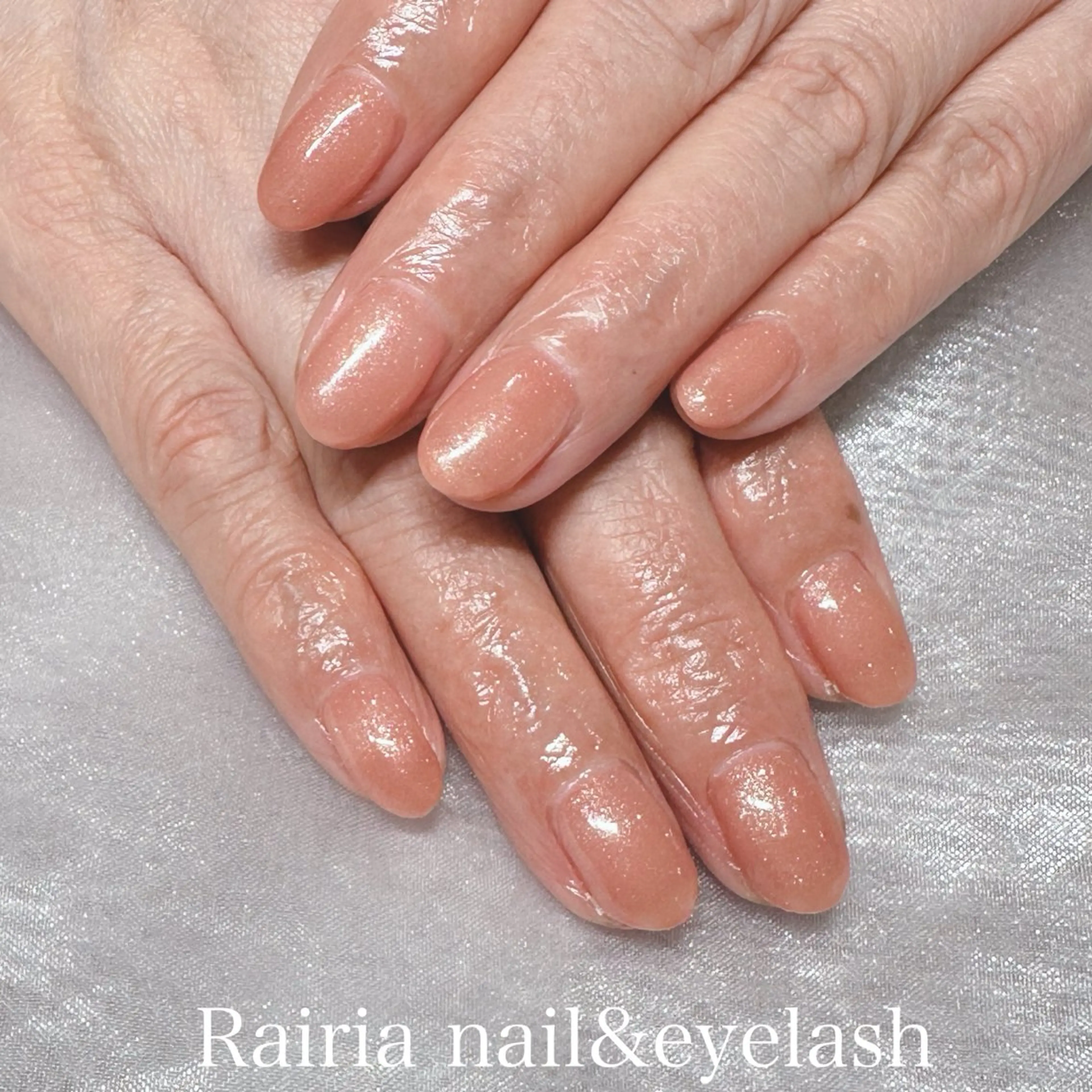 ネイル ジェルネイル ワンカラーネイル パラジェル ハンドネイル Rairia nail所属・ライリアネイル Mikuのネイルデザイン