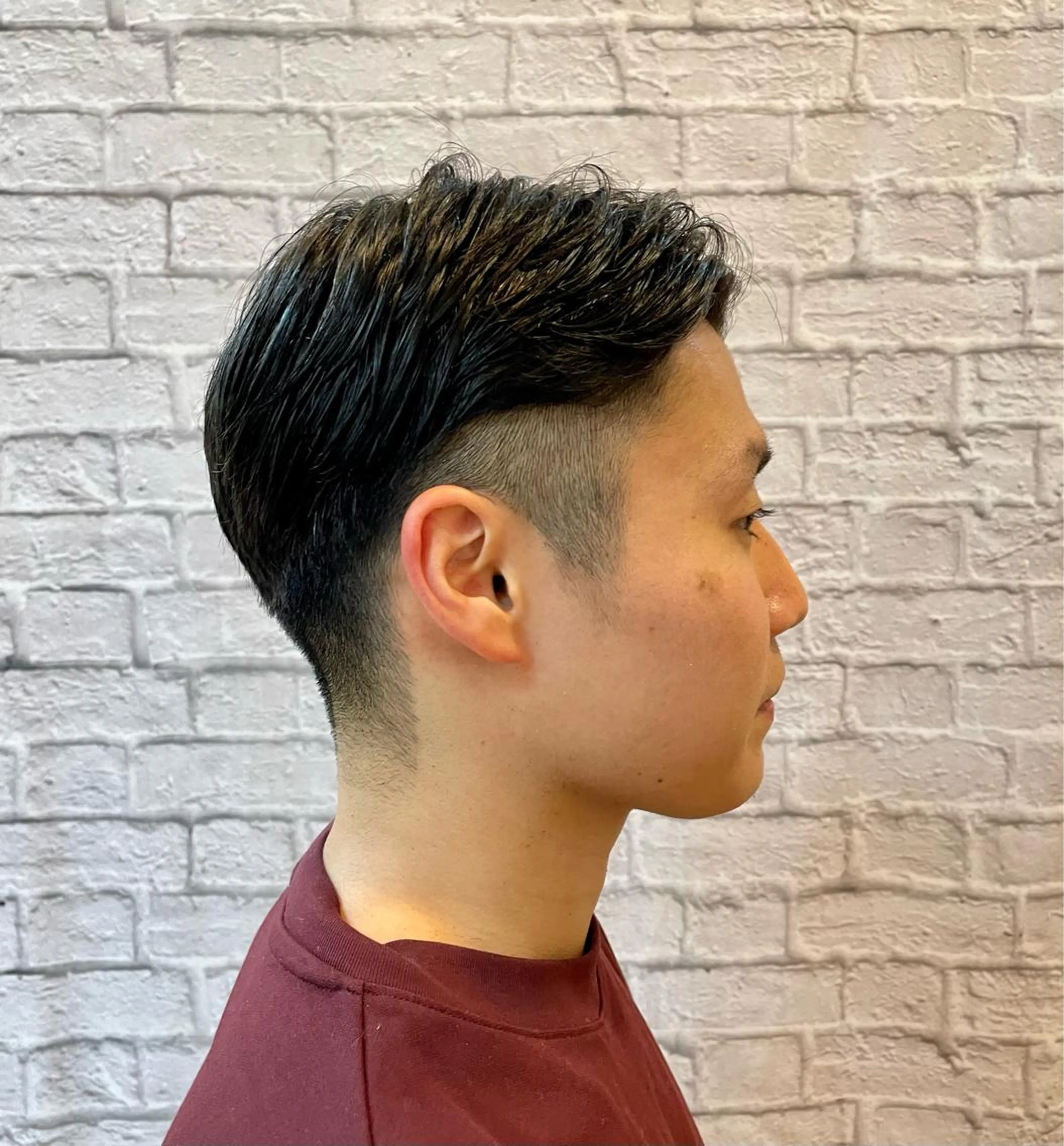 ショート メンズ 無料メンズカット❗️ 岡本晟我のヘアスタイル