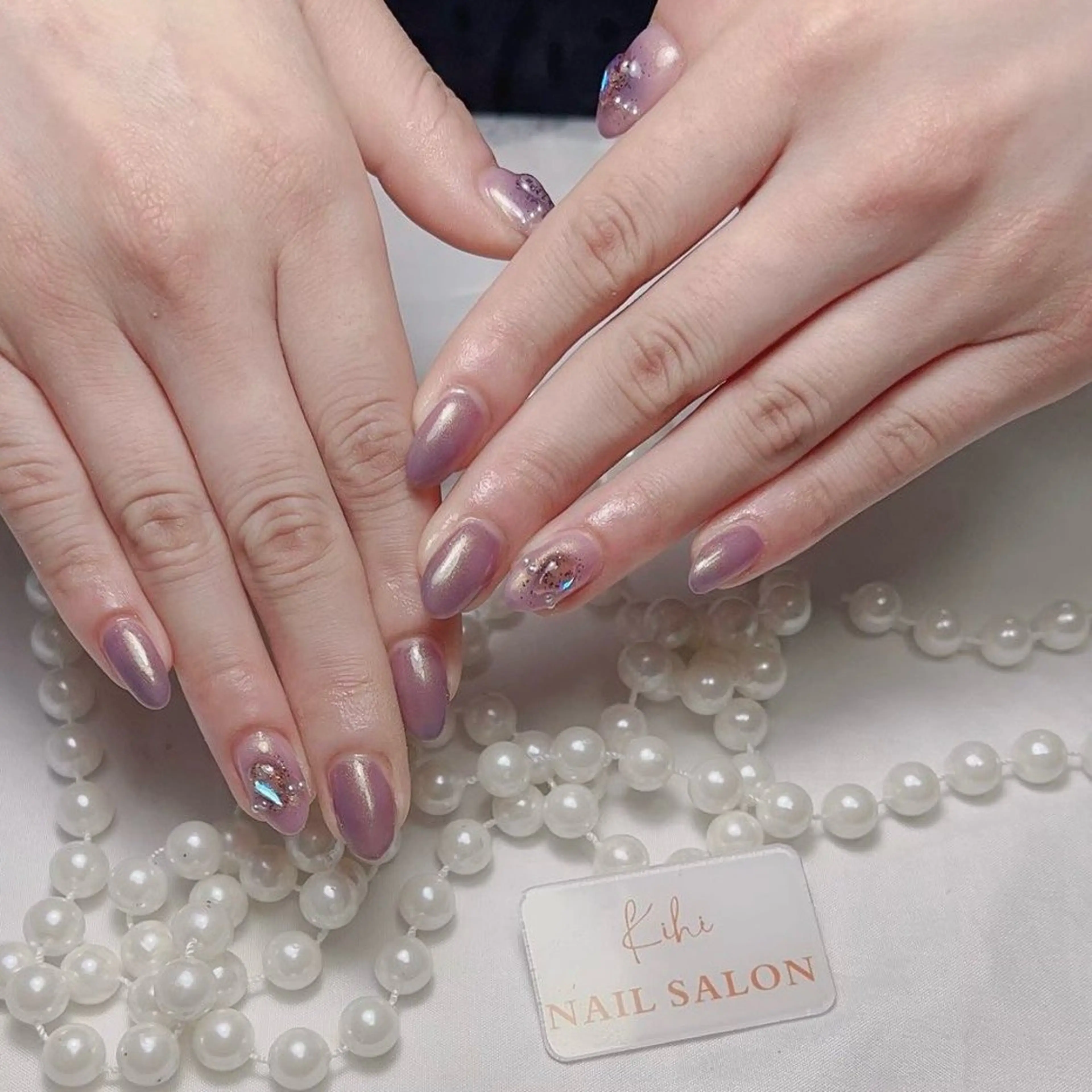 ネイル アートネイル フレンチネイル ジェルネイル グラデーション 韓国ネイル ハンドネイル 💕鈴木ユリ パラジェル/オフ無料のネイルデザイン