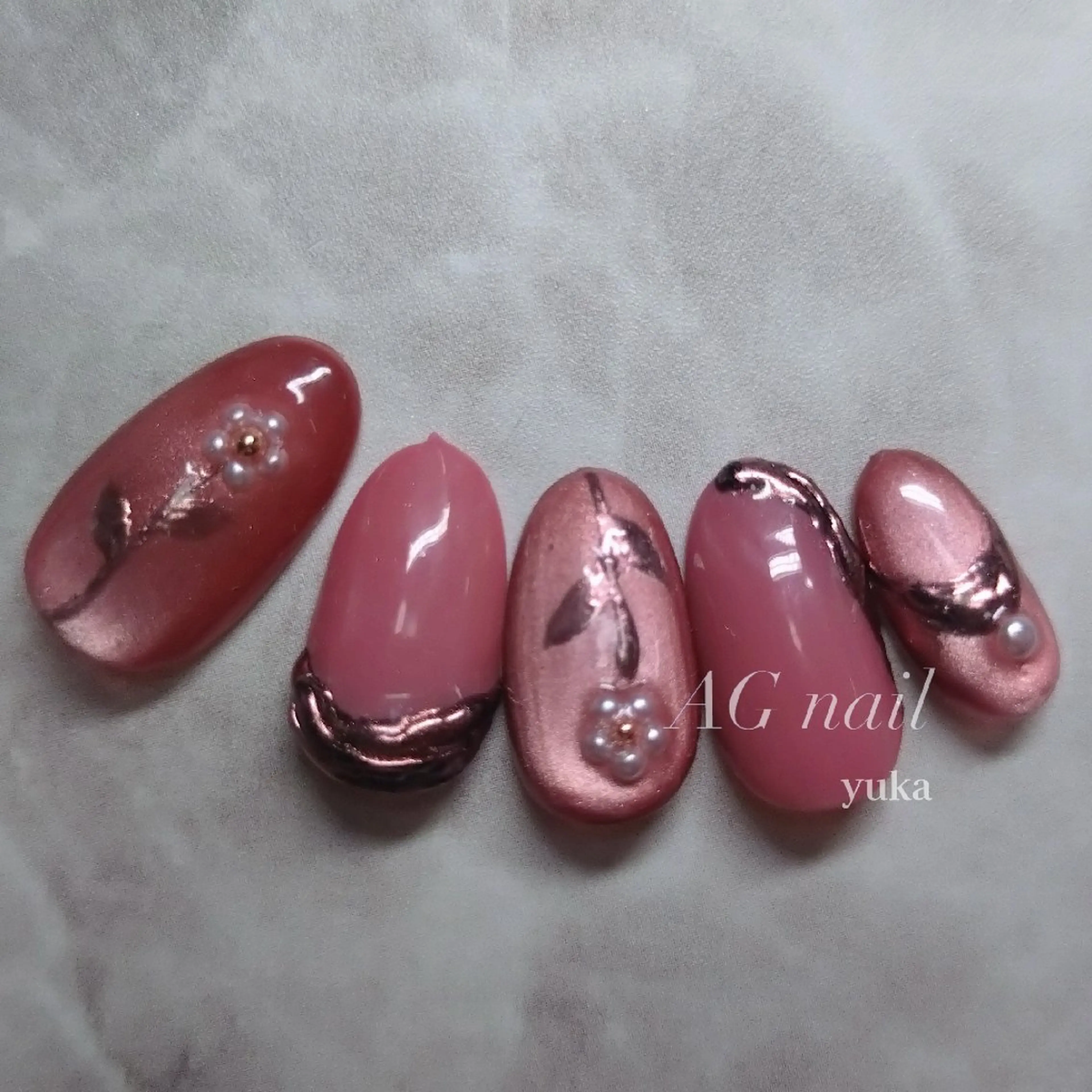ネイル ハンドネイル AG nail 〚　yuka　〛のネイルデザイン