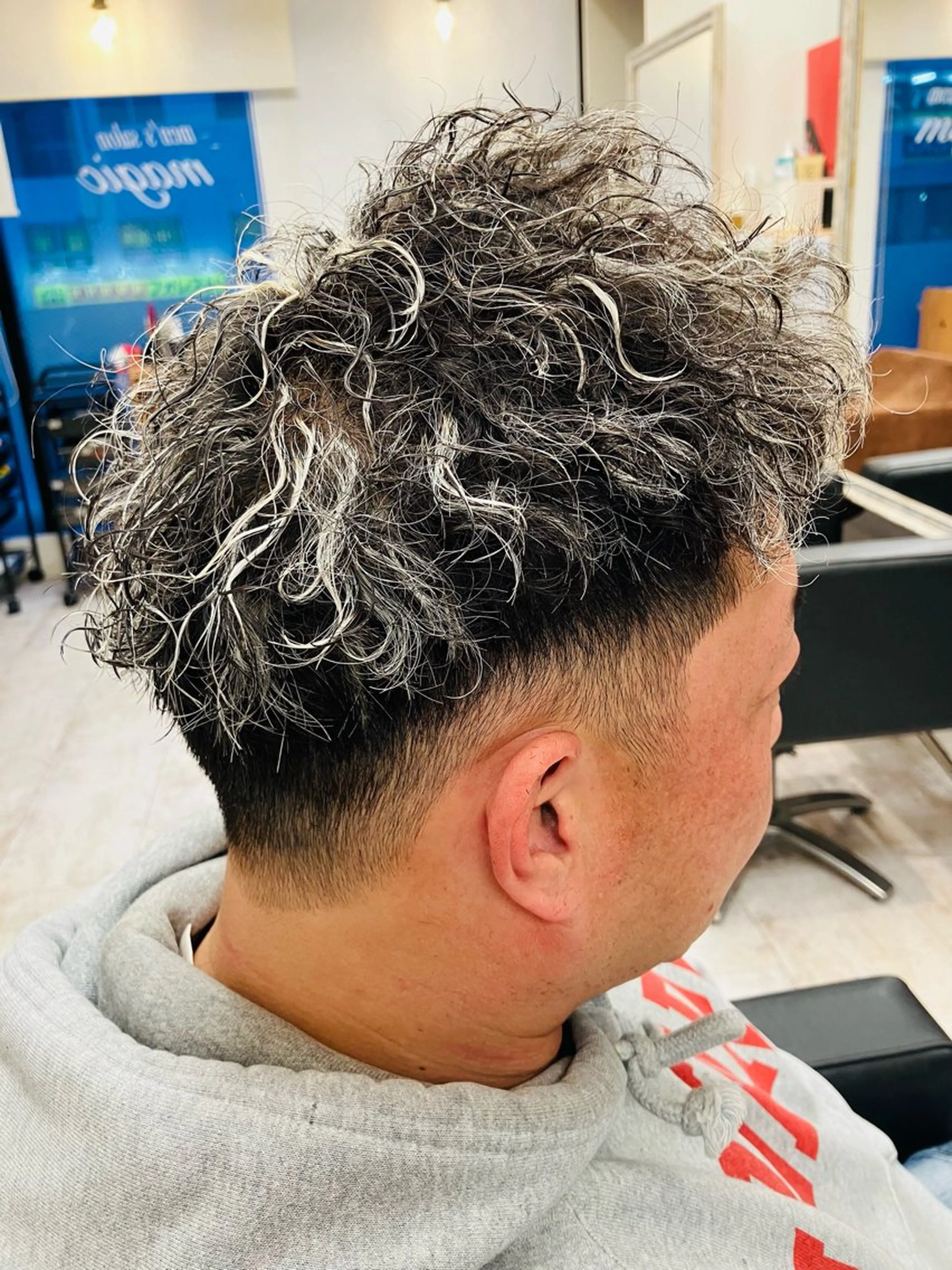 パーマ メンズ カット ヘアカラー パーマ メンズ特化/パーマ/ フェードWATARUのヘアスタイル