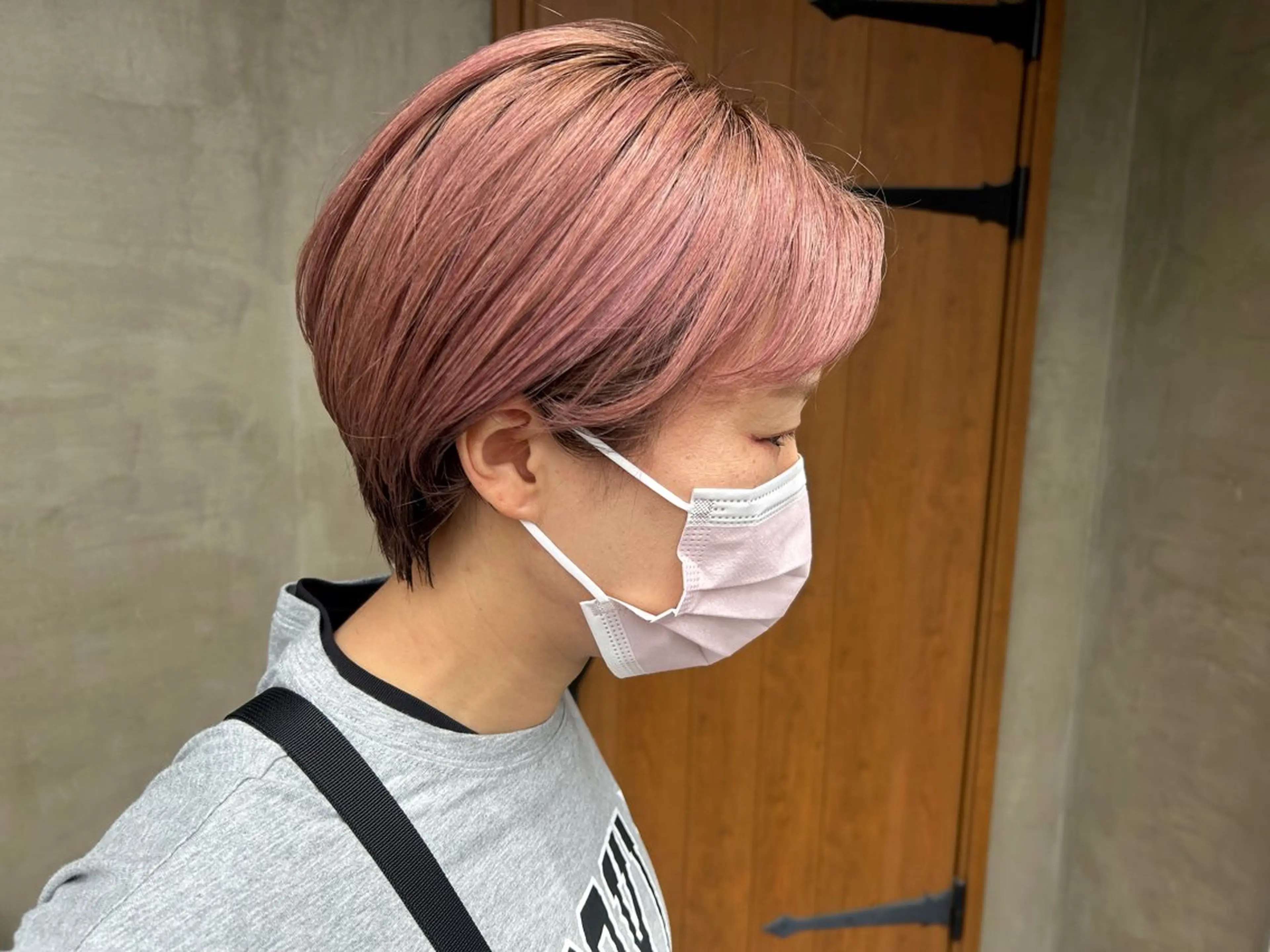 ショート カラー ピンクカラー 柔らかカラー🥛 mayucoのヘアスタイル