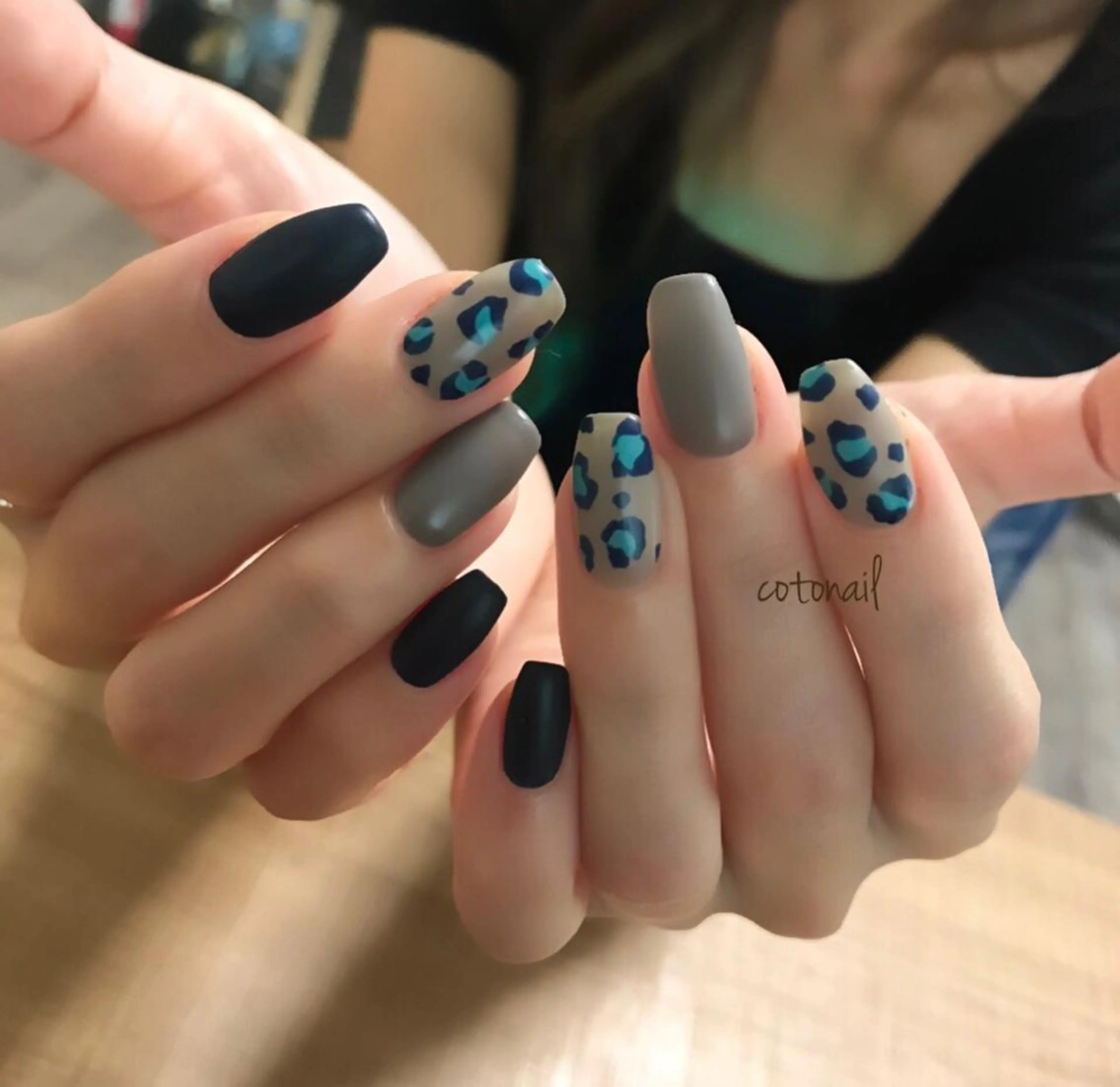 ロング ネイル ツメトマツゲ .のネイルデザイン