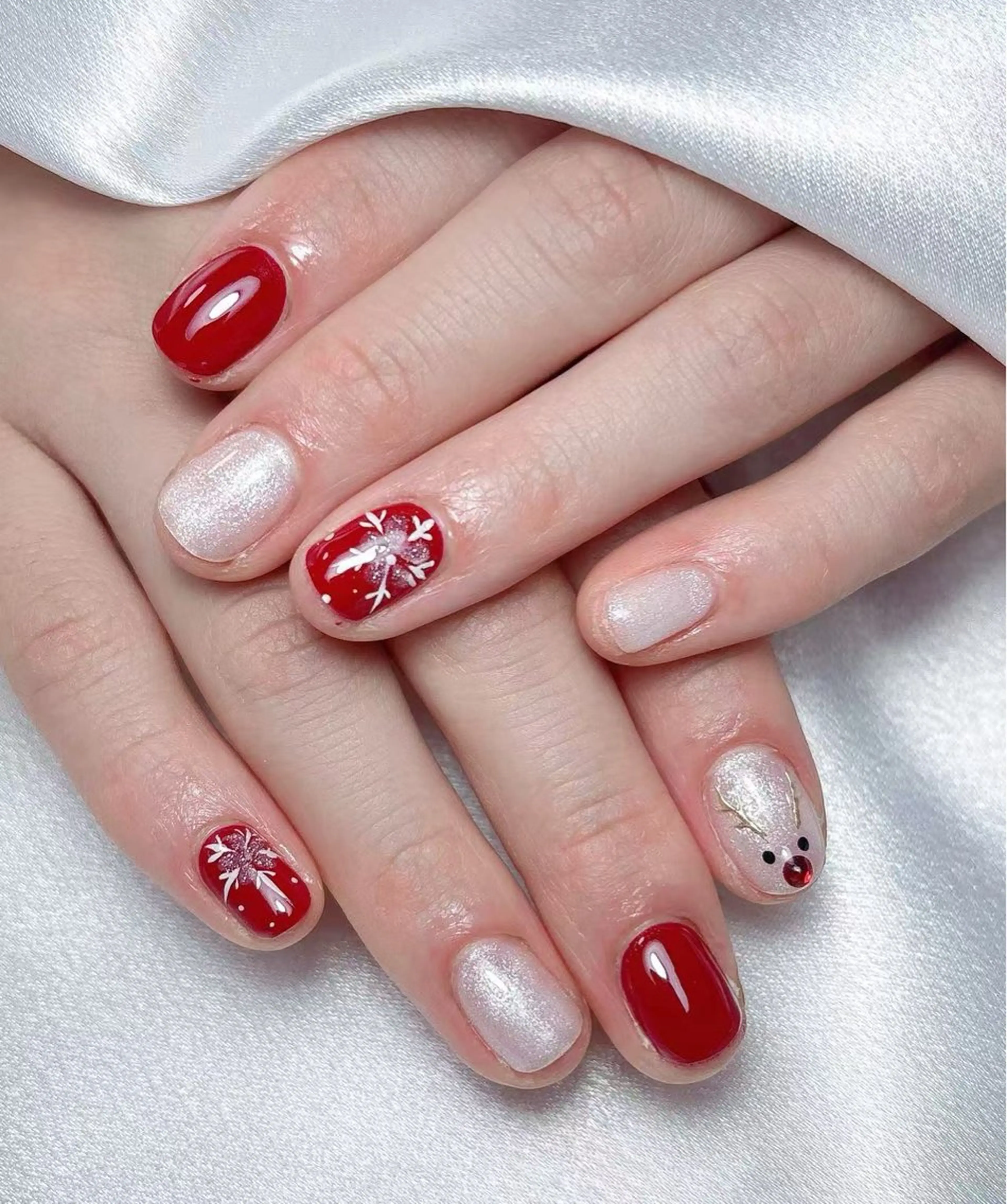 ネイル ハンドネイル Aura  Nail 長さだし/パラジェルのネイルデザイン