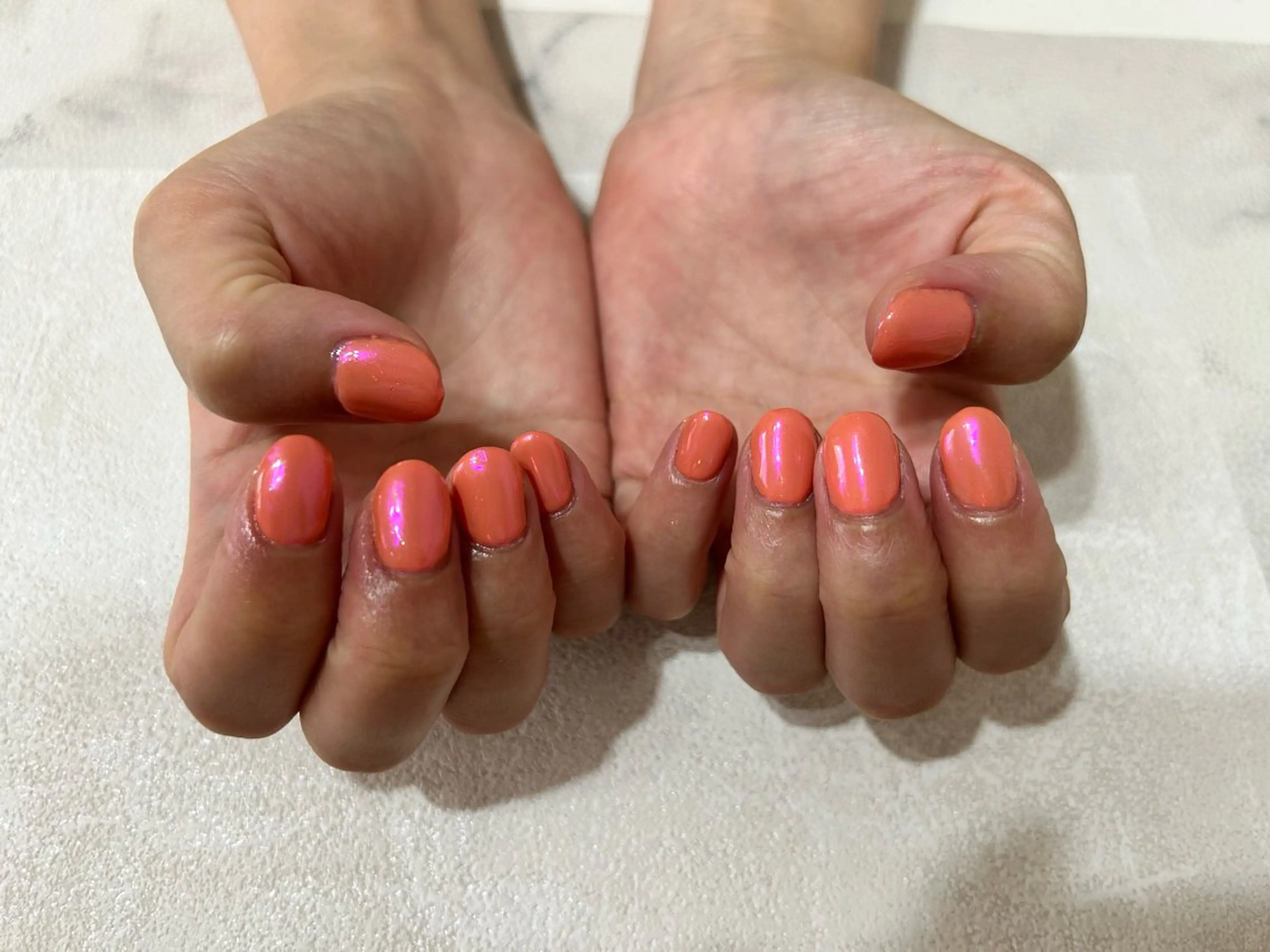 ネイル オーロラネイル フットネイル フレンチネイル ジェルネイル 氷ネイル・うるうるネイル kikinail 溝の口のネイルデザイン