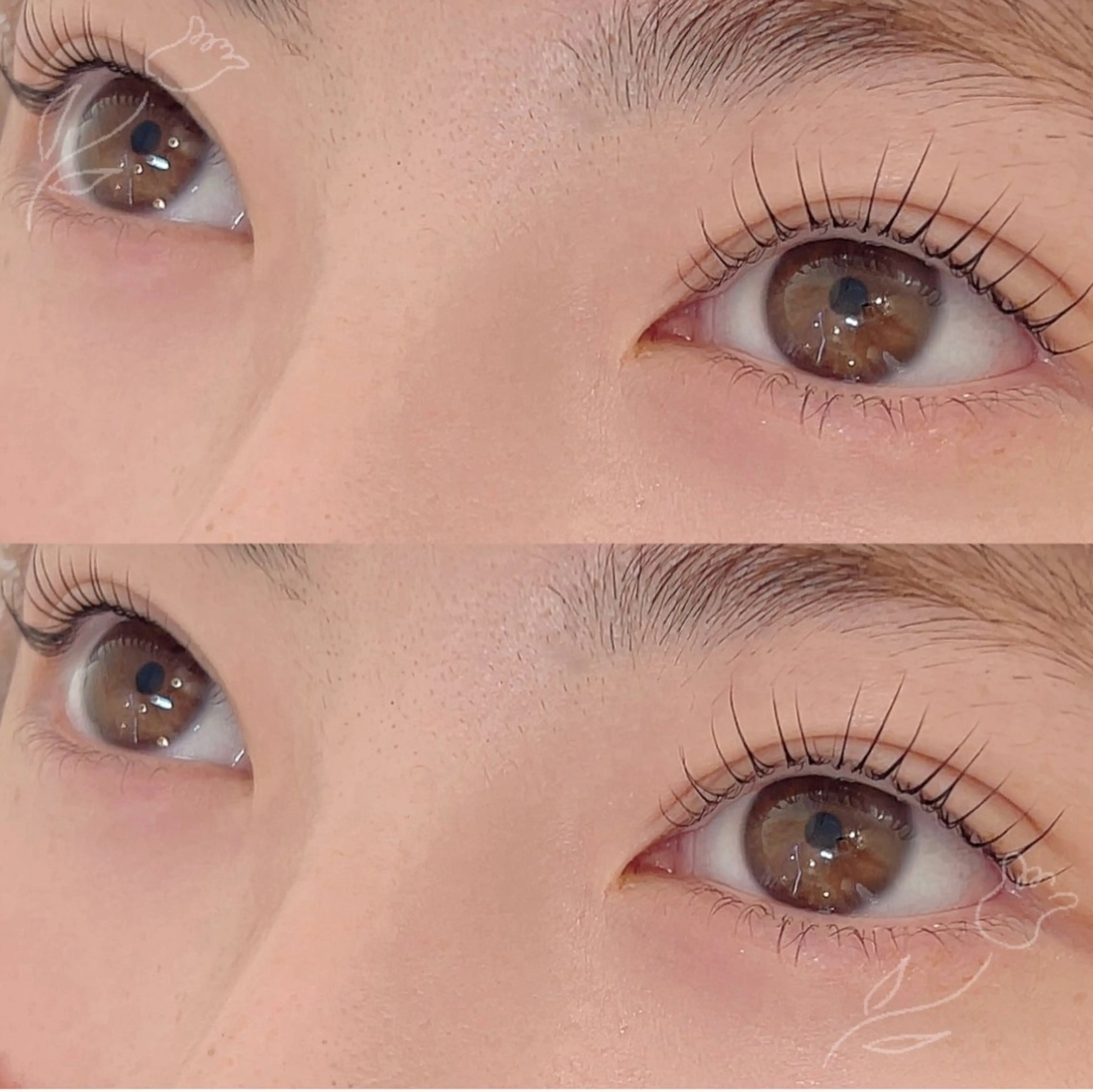 マツエク・マツパ パリジェンヌラッシュリフト 🕊MaazLash 4🕊️のマツエク・マツパデザイン