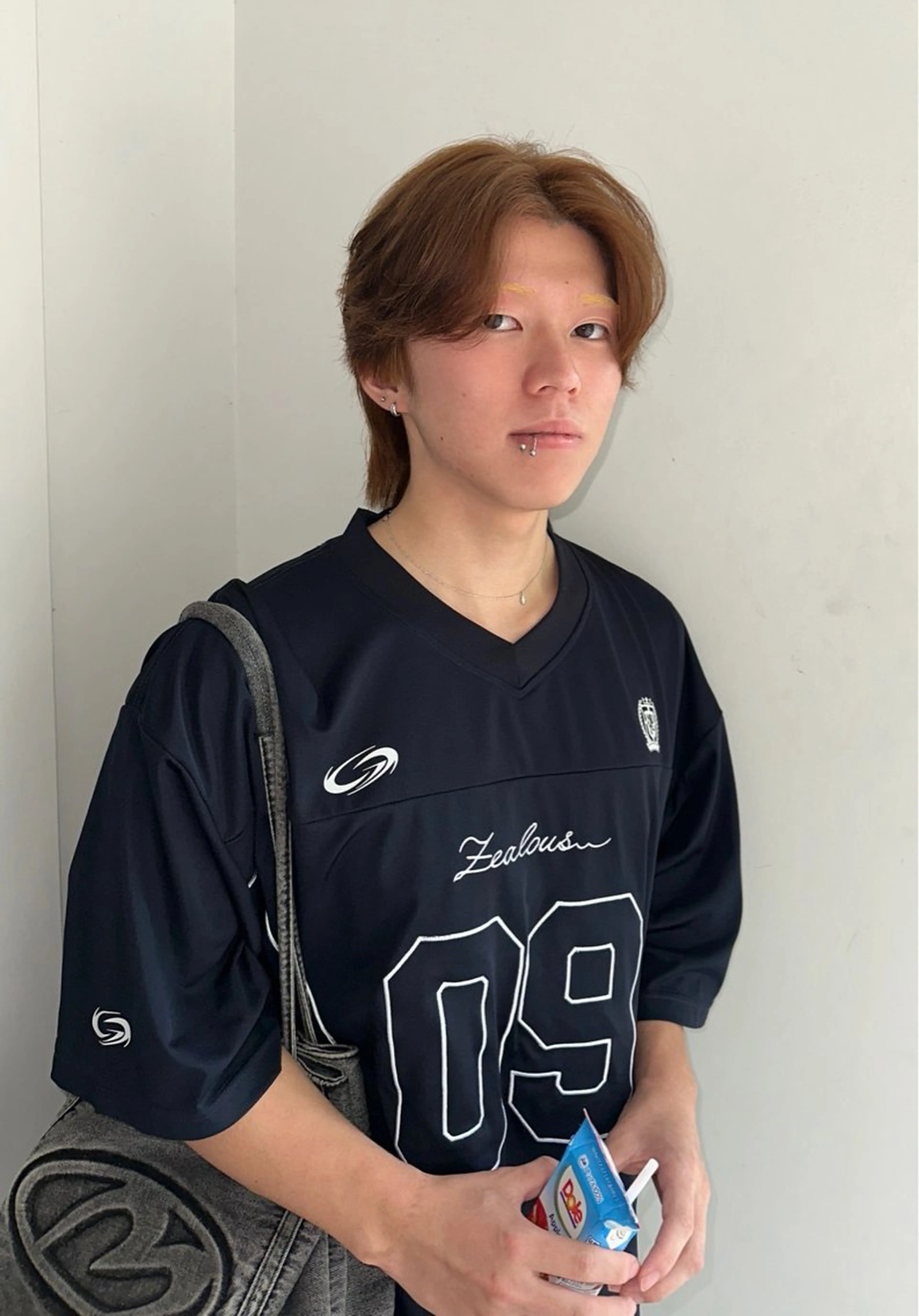 カラー メンズ メンズブリーチ ブリーチ ブリーチなしカラー カット ヘアカラー トリートメント 松本 雪愛のヘアスタイル