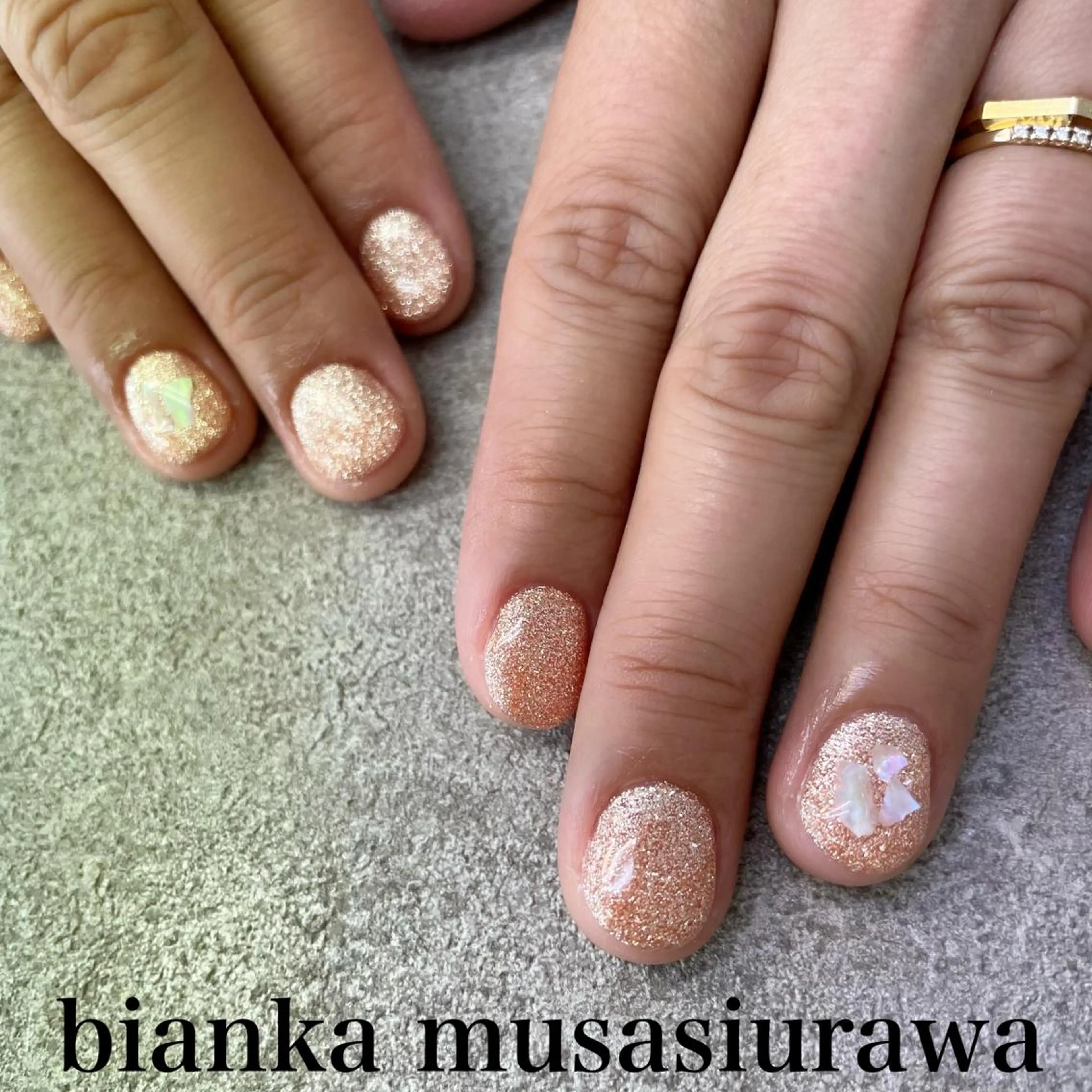 ネイル ハンドネイル Bianca🎀 ONODERAのネイルデザイン