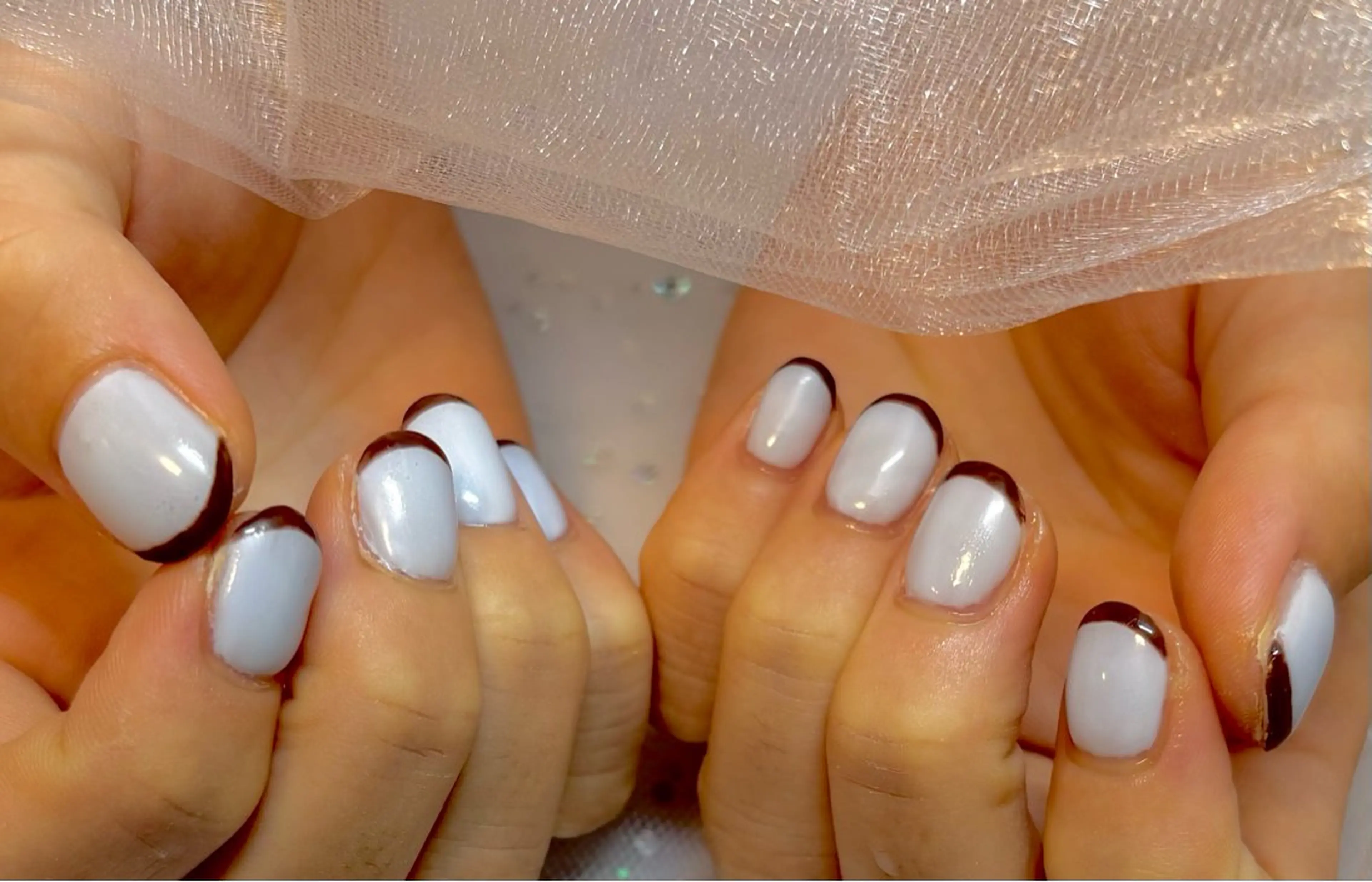 ネイル フレンチネイル グラデーション PuaMo. mikieのネイルデザイン