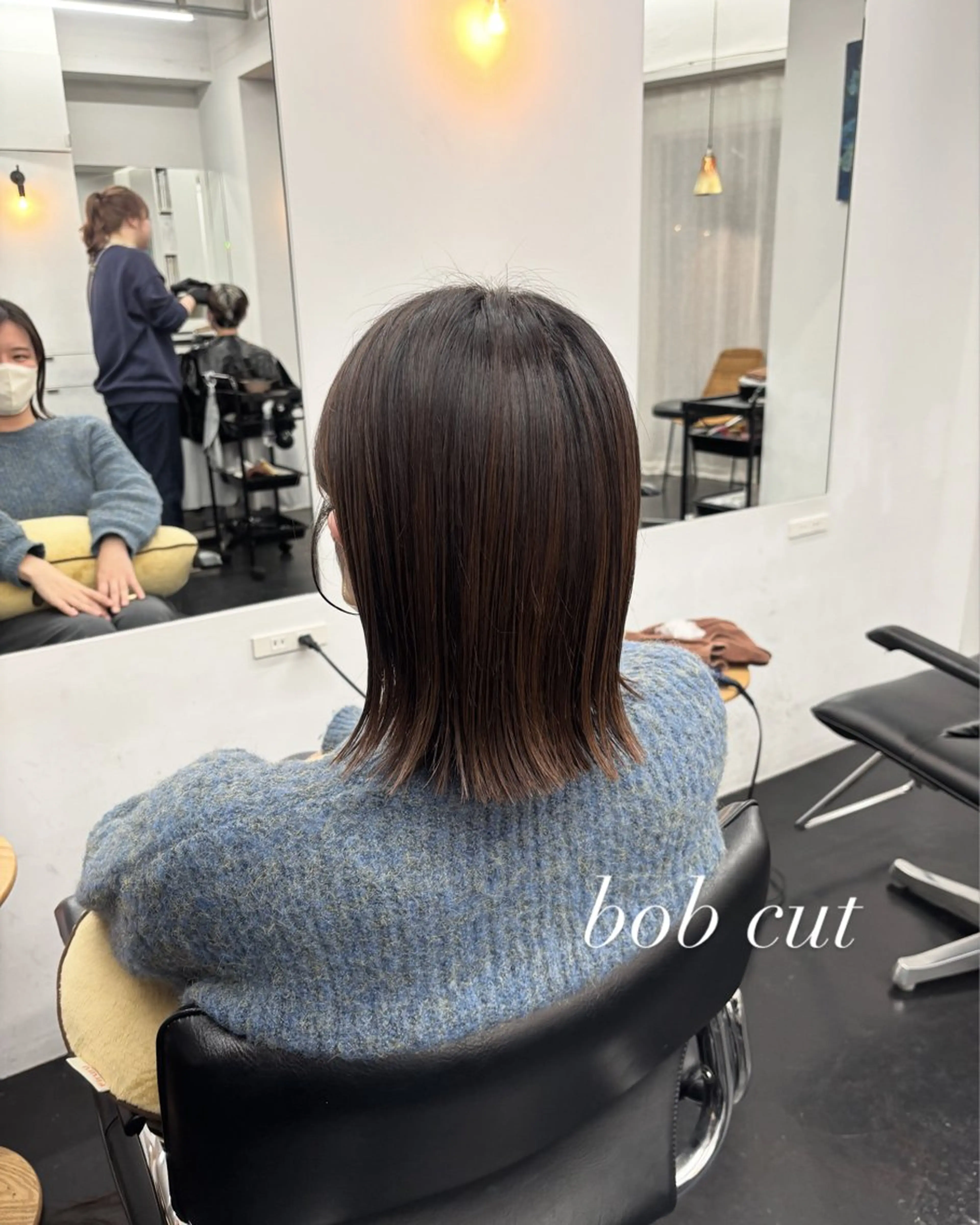 ミディアム ボブ 外ハネヘア ヤマザキ アヤメ 【シベルバレー横浜】のヘアスタイル