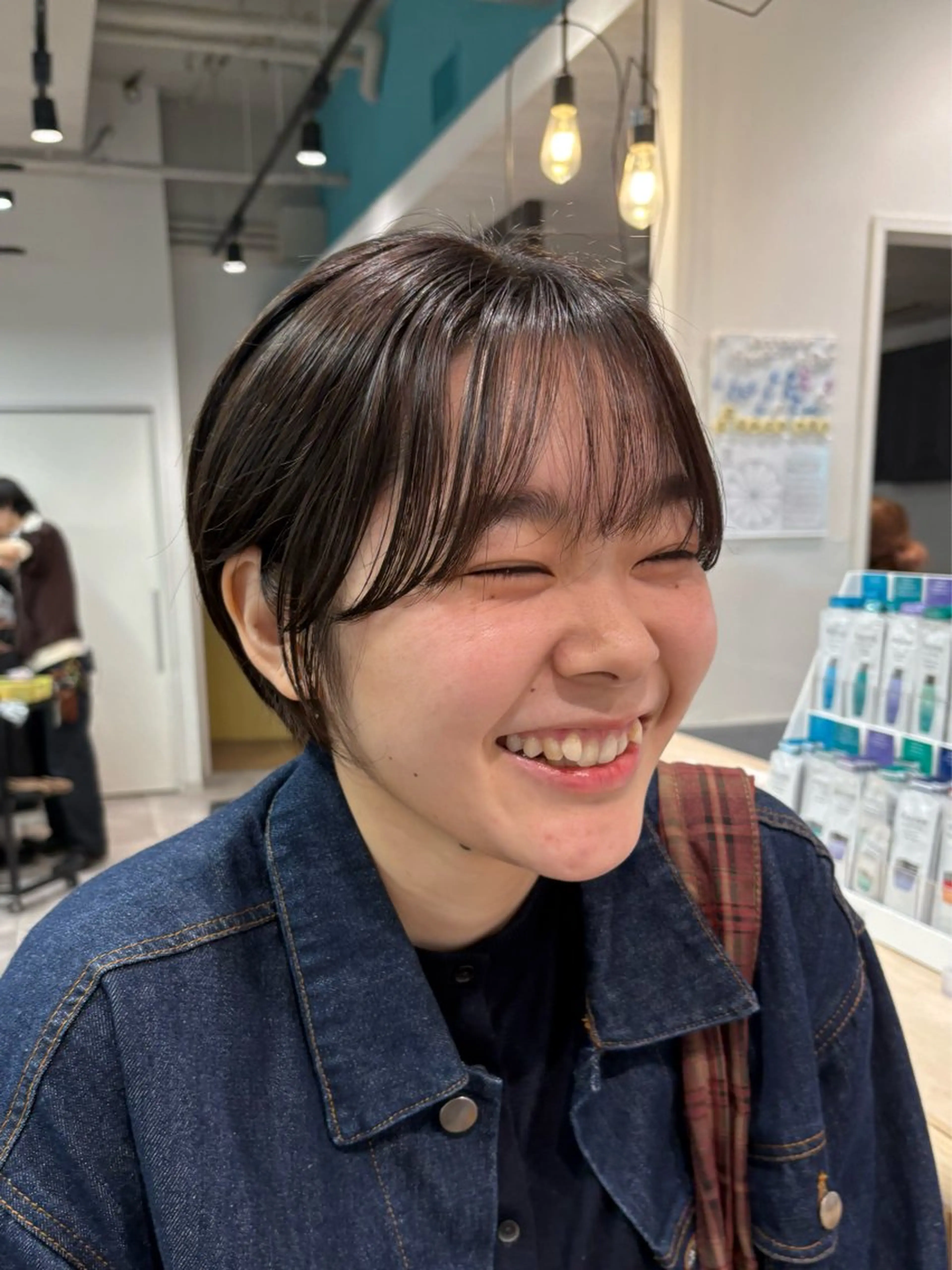 ショート ヘアカラー ショート・ボブ 🌈chinaのヘアスタイル