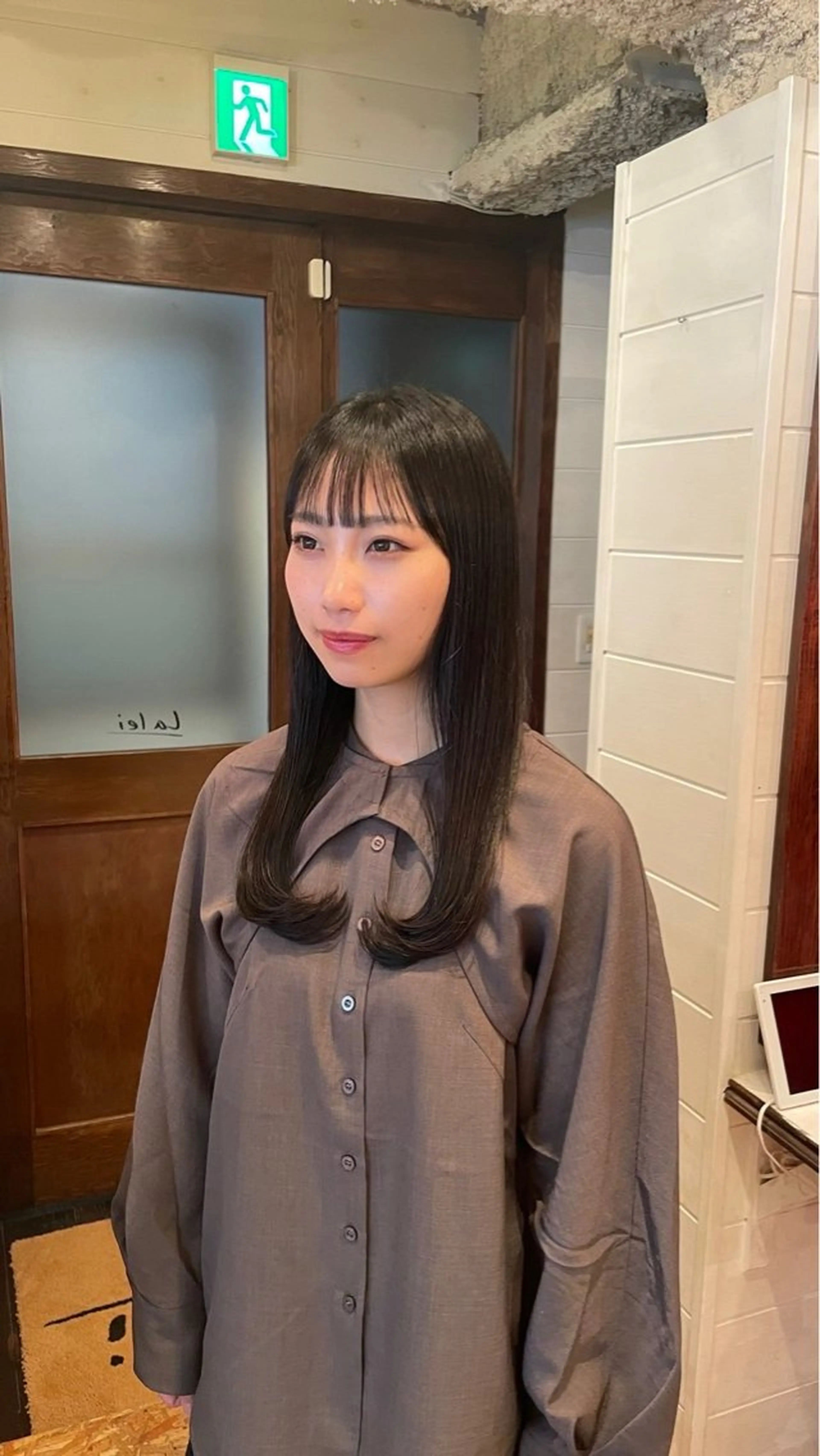 ロング ボブ/縮毛矯正/レイ ヤー♡Natsukiのヘアスタイル