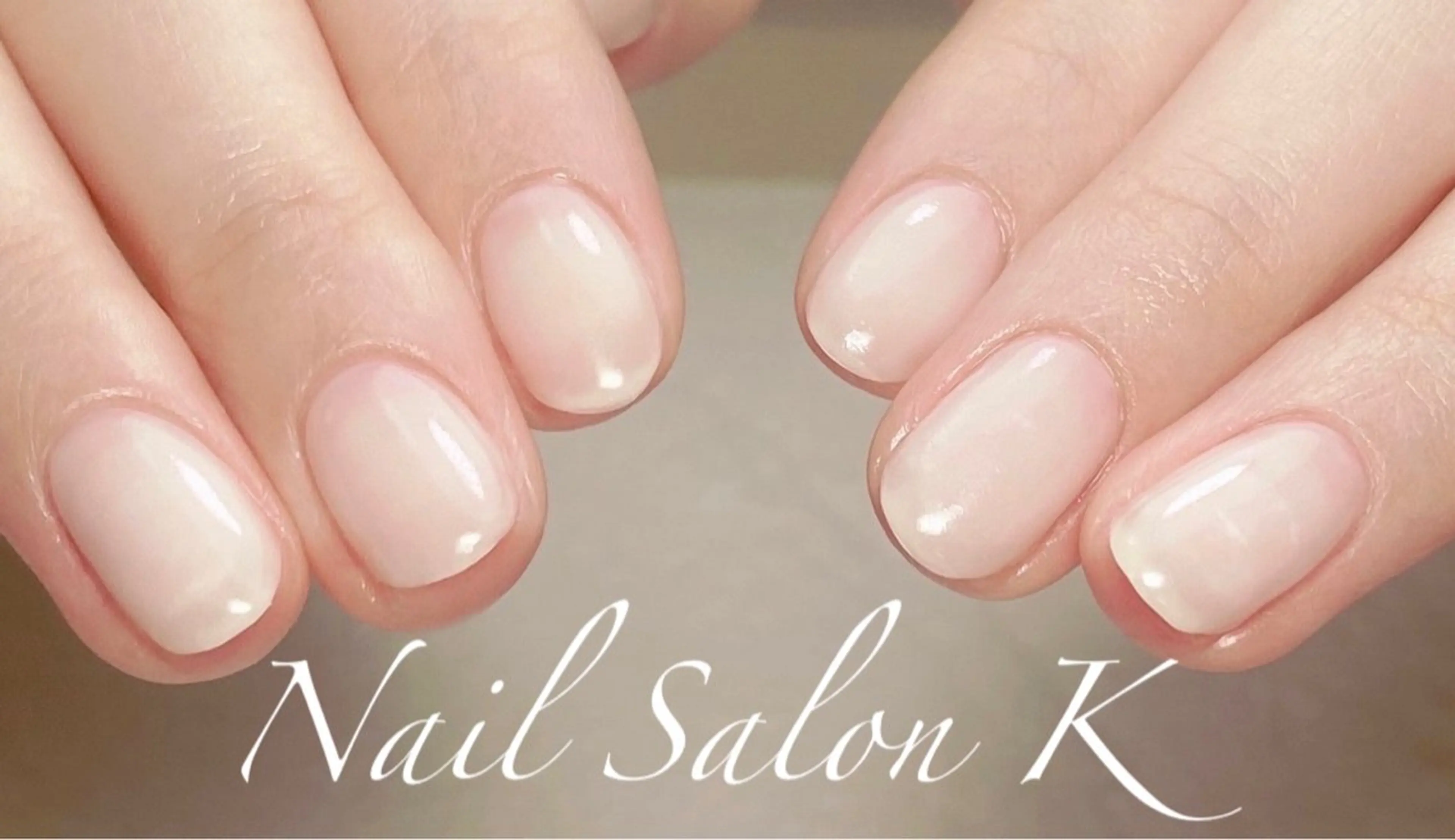 ネイル ショートネイル ホワイト ハンドネイル Nail Salon K 🧸美爪育成のネイルデザイン