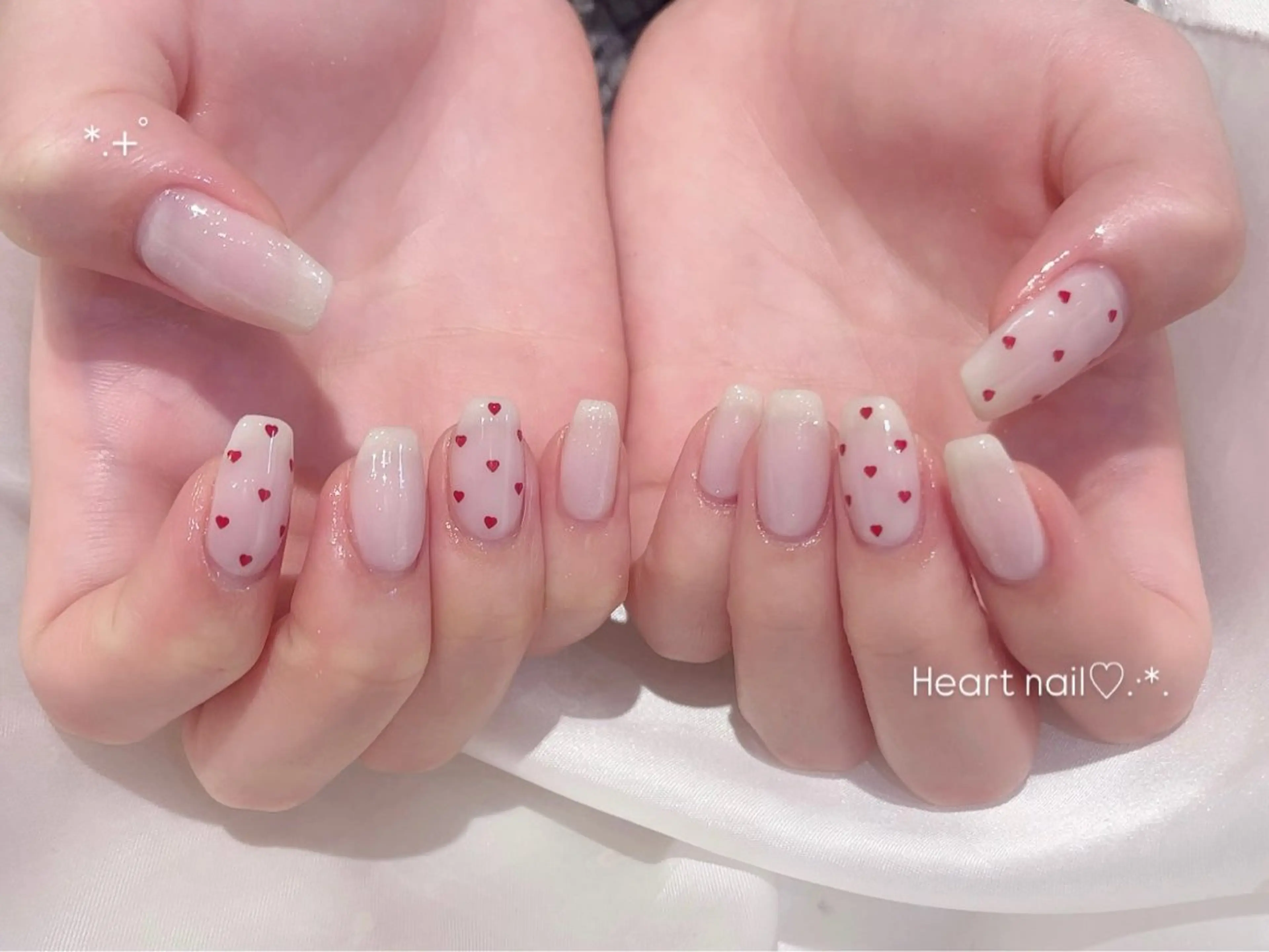 ネイル ハート ハンドネイル aoi ♡のネイルデザイン