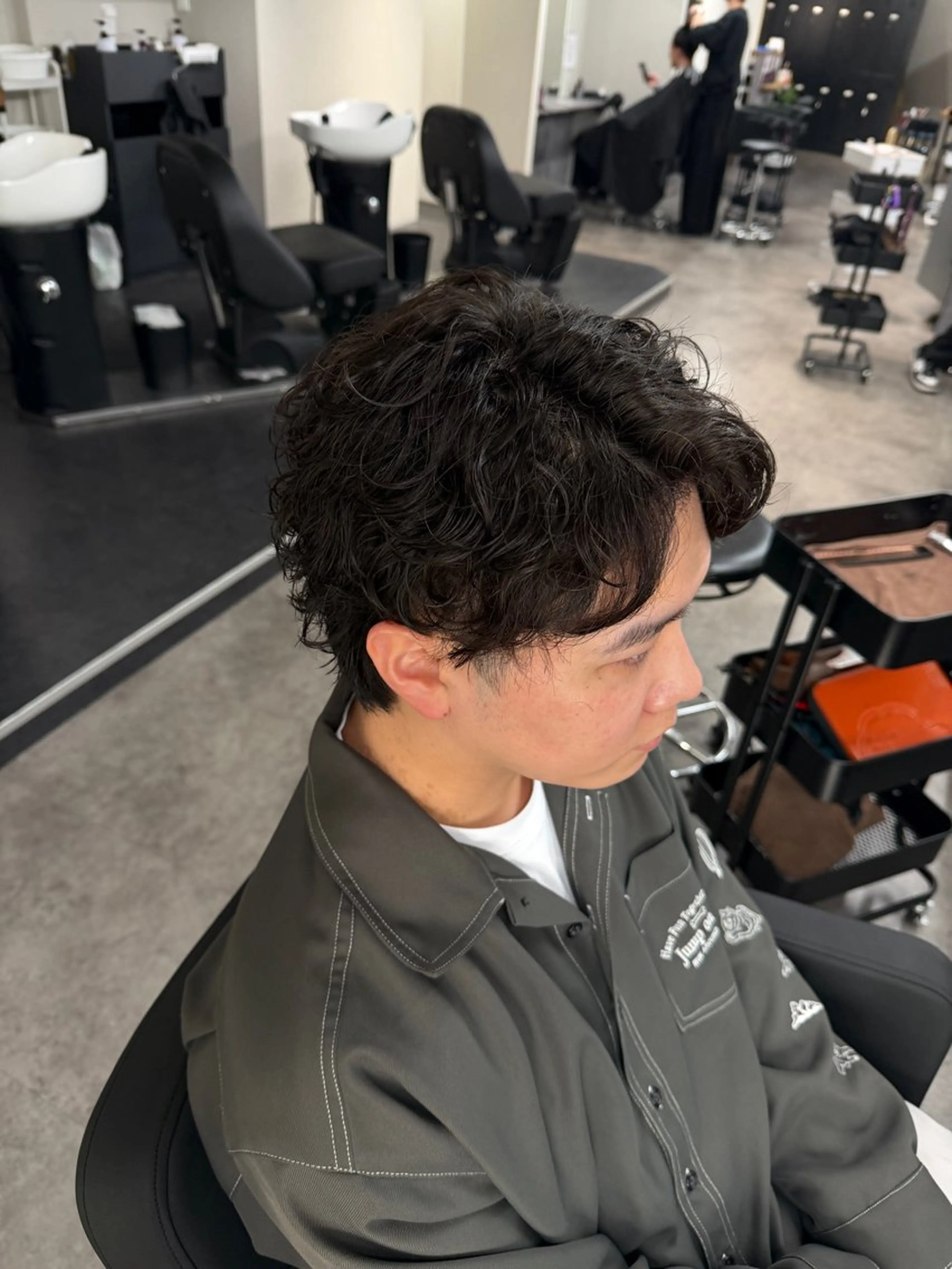 パーマ カット パーマ トリートメント シャドウパーマ/立川 メンズ/コタロウのヘアスタイル