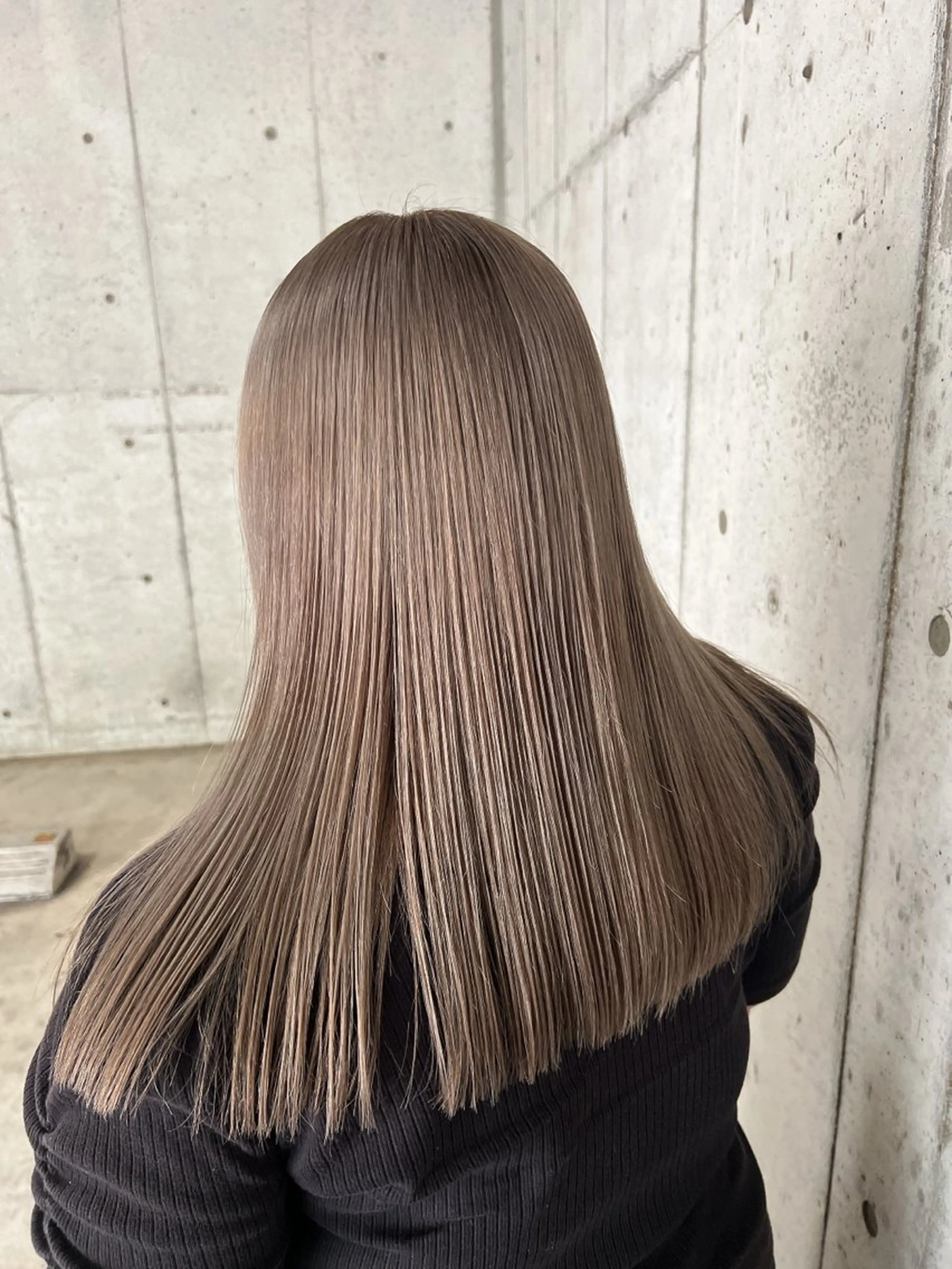 ロング カラー グレージュ keita💫暖色系 💫ハイトーン💫のヘアスタイル