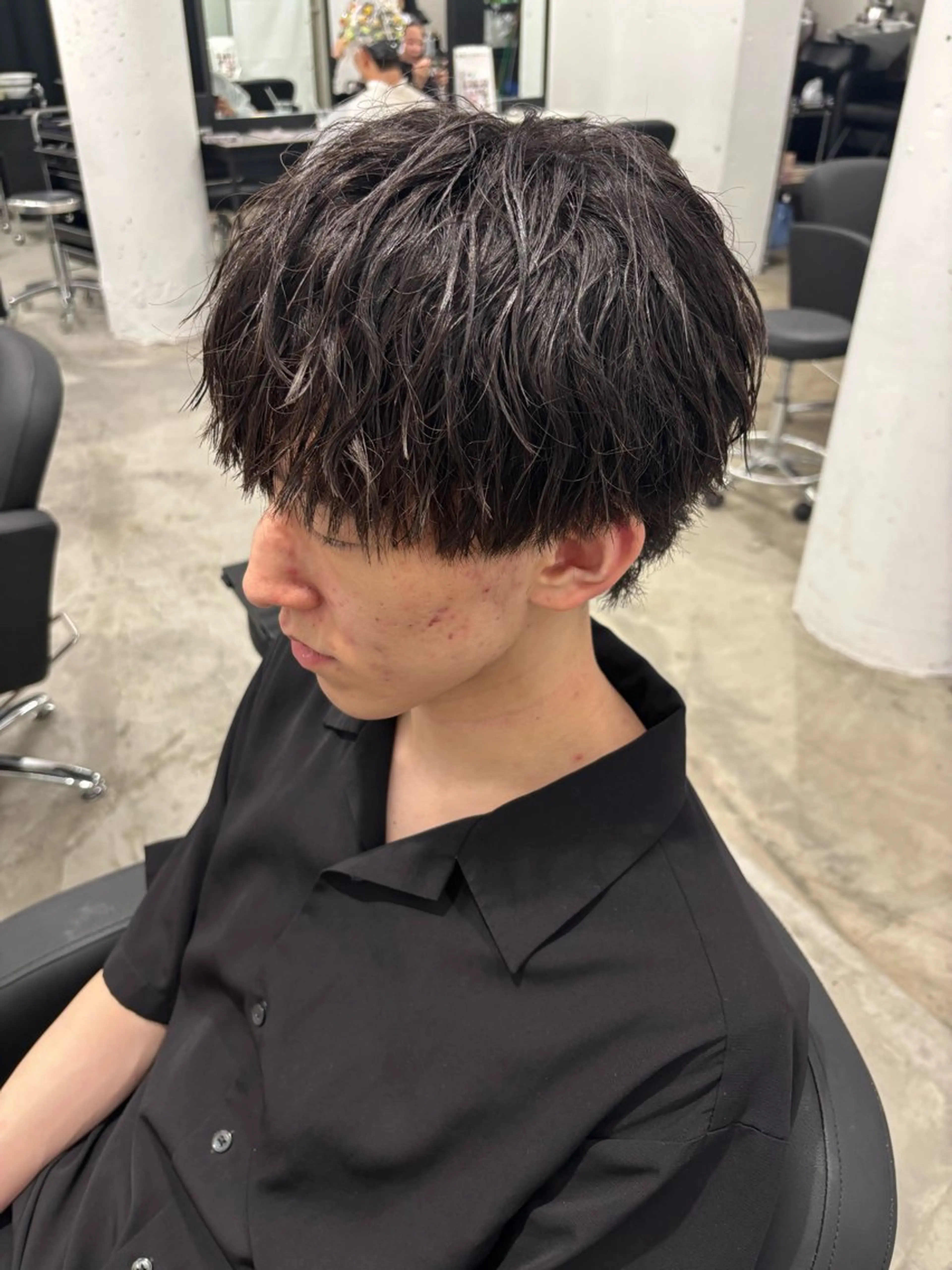 パーマ メンズ 福岡美容室【pia】 タイヘイのヘアスタイル