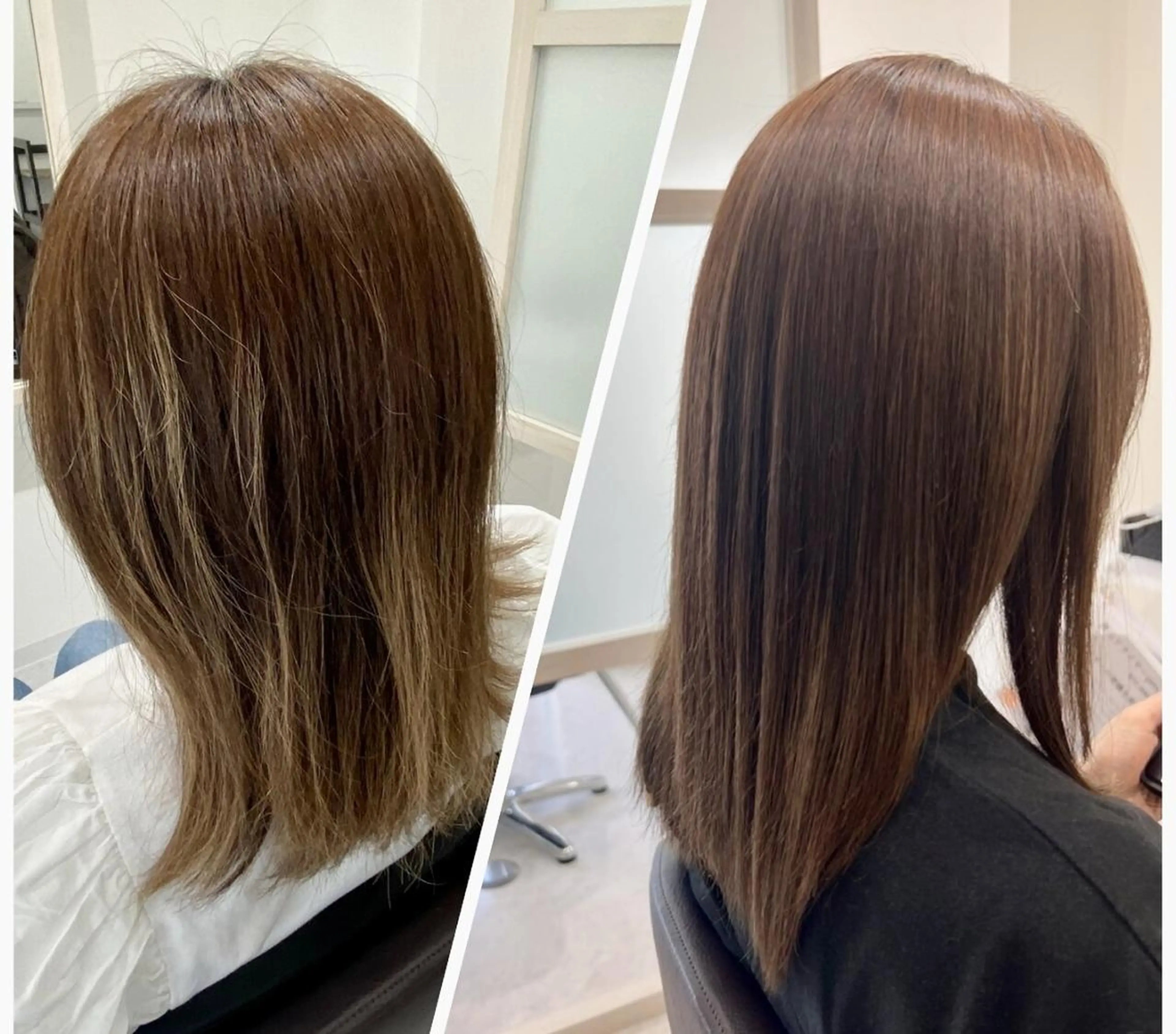 セミロング 髪質改善 縮毛矯正 トリートメント トリートメント HIDEMI🍀 髪質改善【HACO】のヘアスタイル